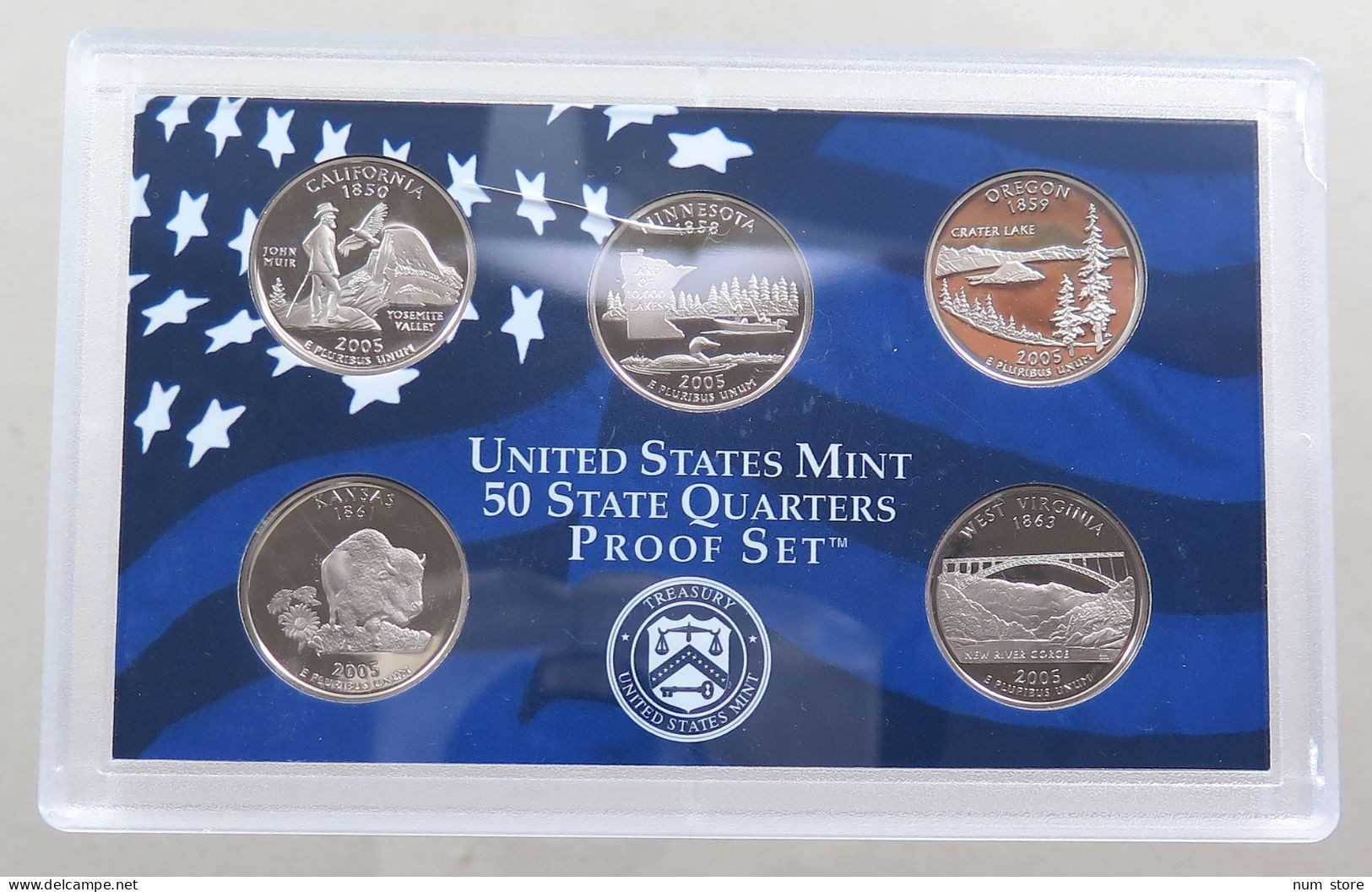 UNITED STATES OF AMERICA SET 2005 S QUARTERS #bs01 0051 - Münzsets