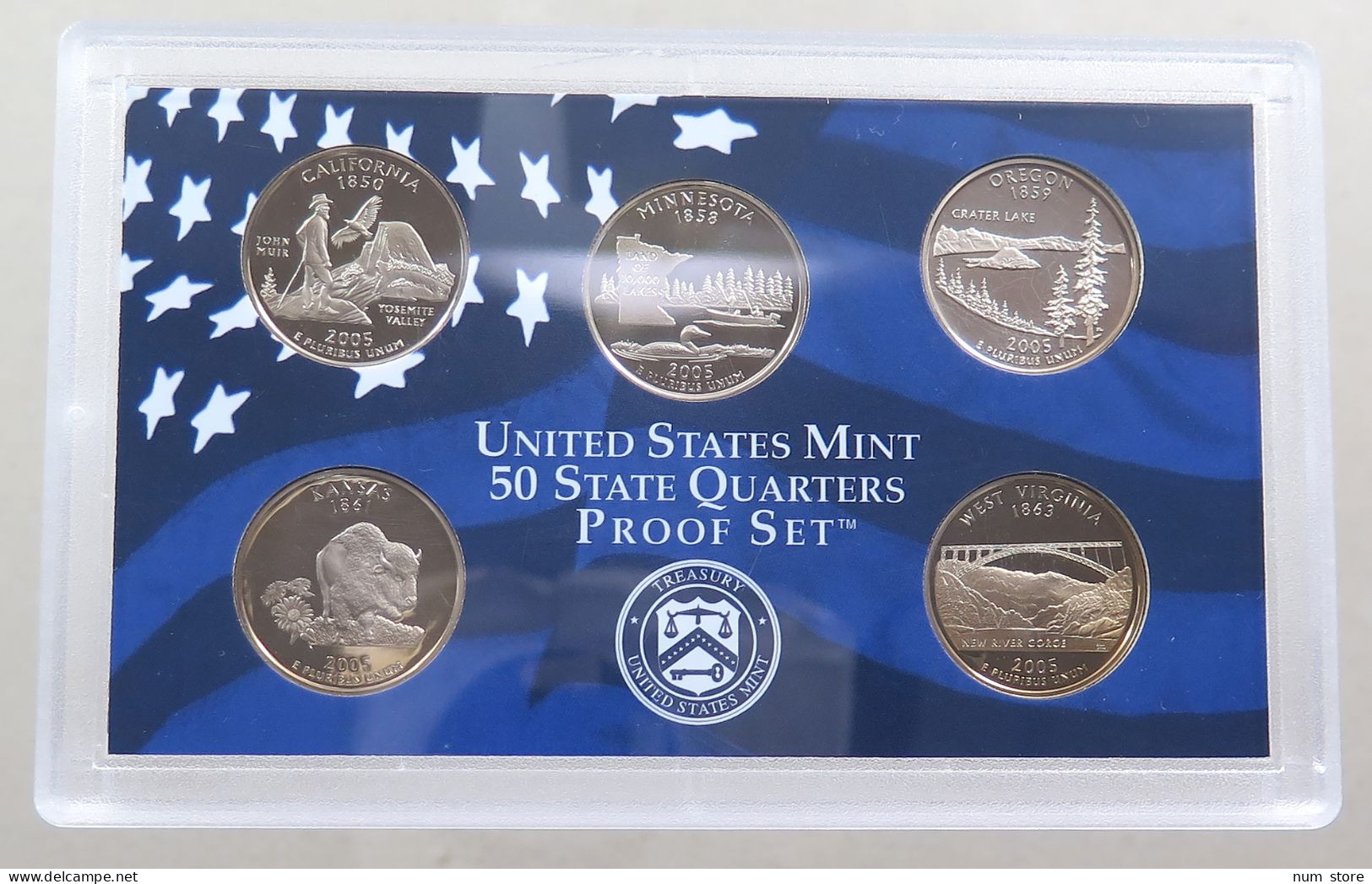 UNITED STATES OF AMERICA SET 2005 S QUARTERS #bs01 0047 - Münzsets