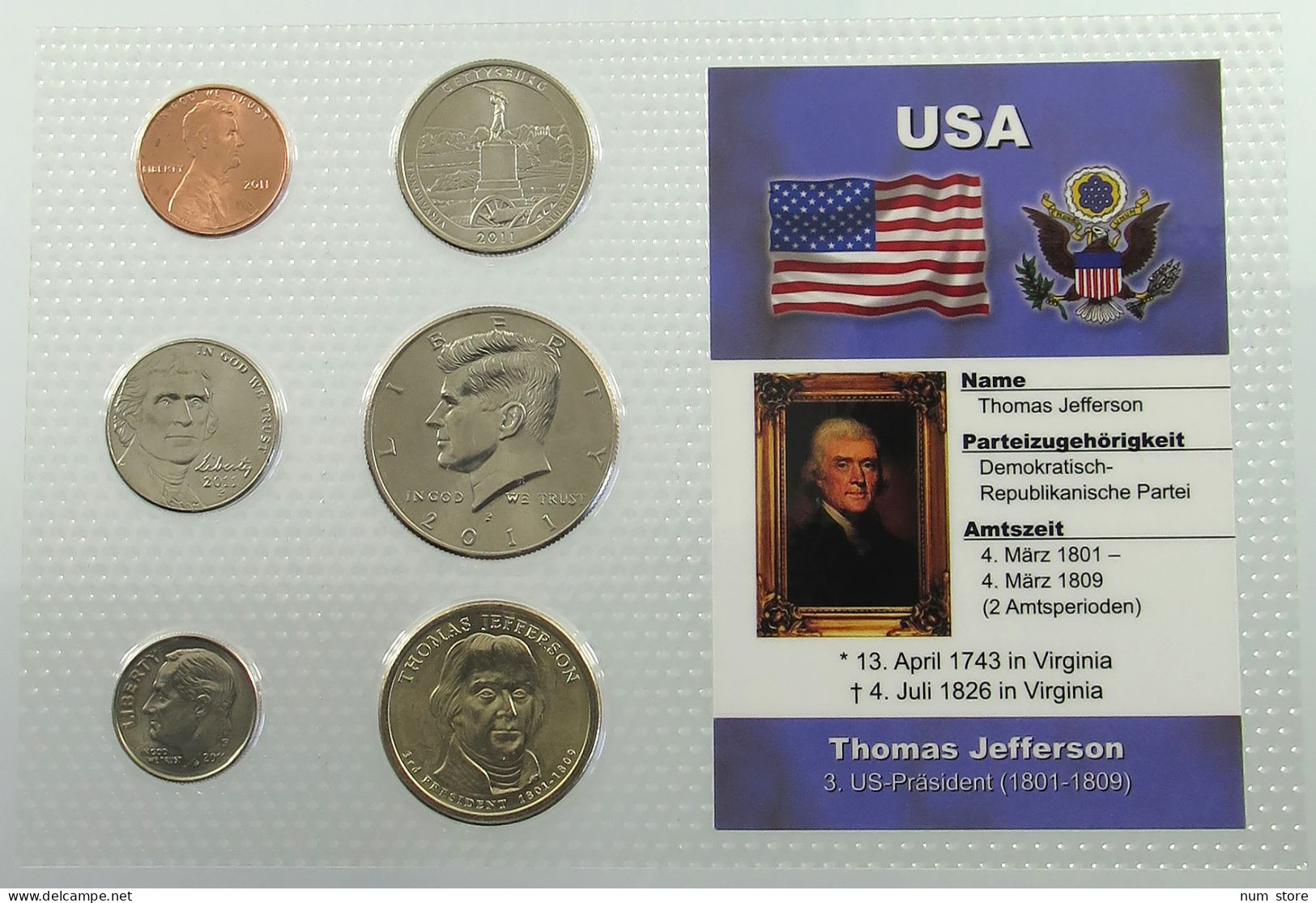 UNITED STATES OF AMERICA SET DIV.  #ns03 0081 - Mint Sets