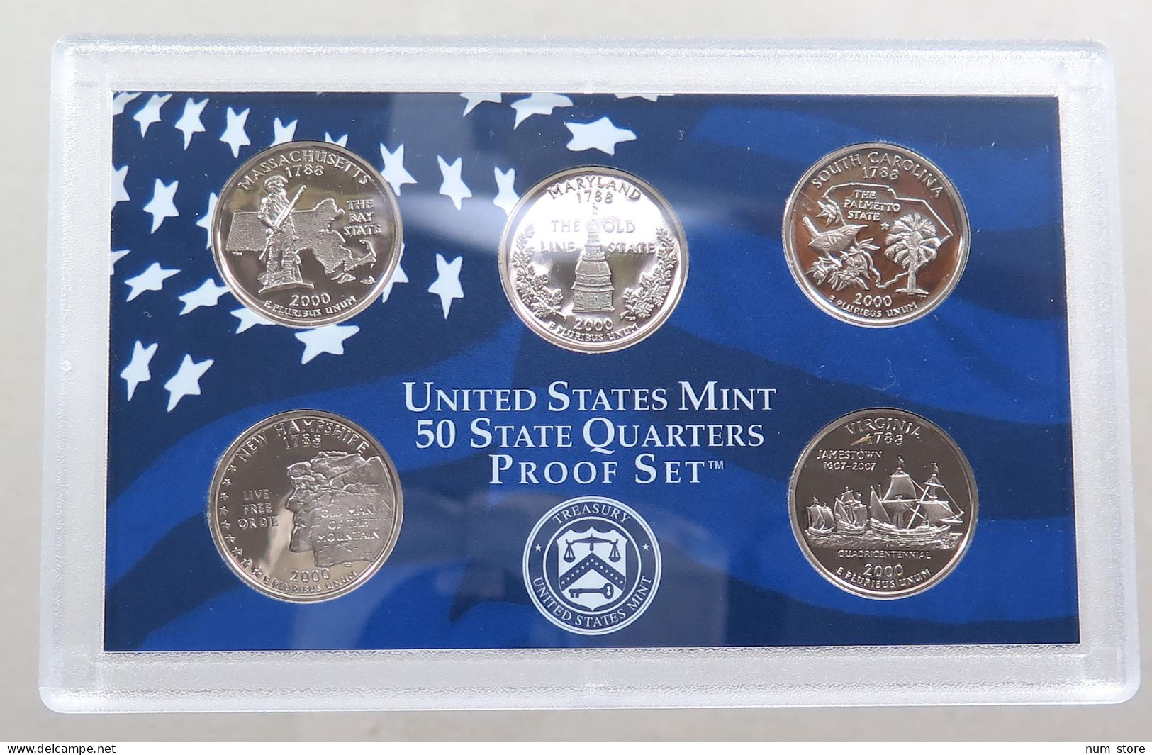 UNITED STATES OF AMERICA SET 2000 S QUARTERS #bs01 0041 - Mint Sets