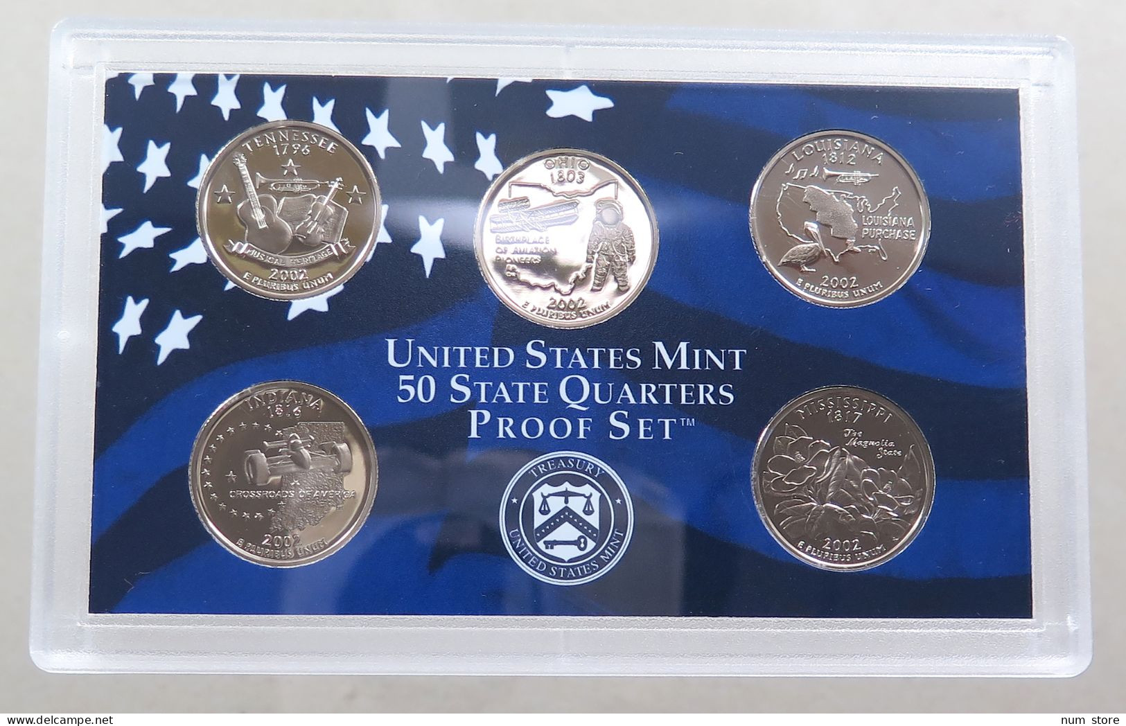 UNITED STATES OF AMERICA SET 2002 S QUARTERS #bs01 0045 - Mint Sets