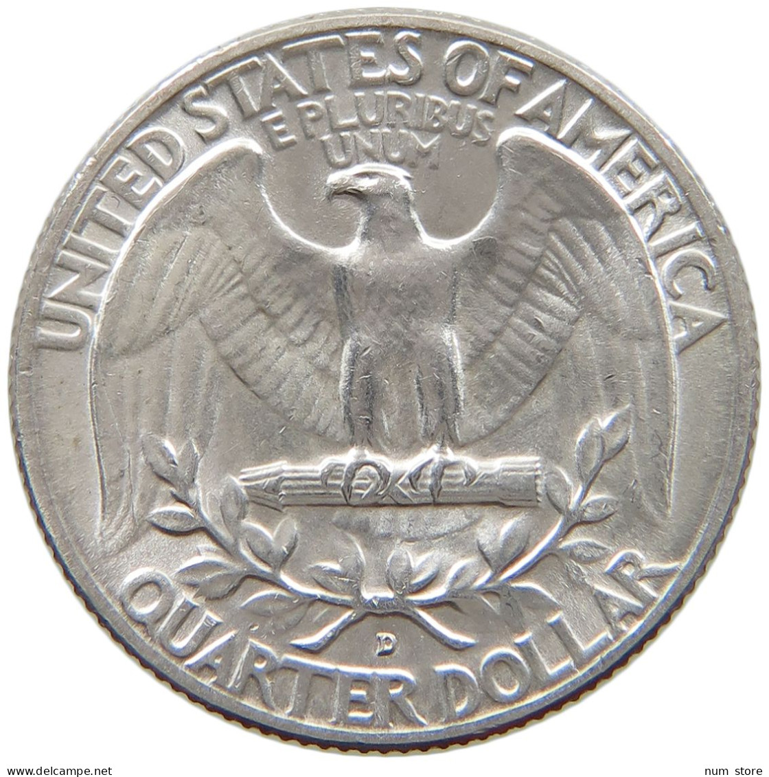 UNITED STATES OF AMERICA QUARTER 1962 D WASHINGTON #a082 0339 - 1932-1998: Washington