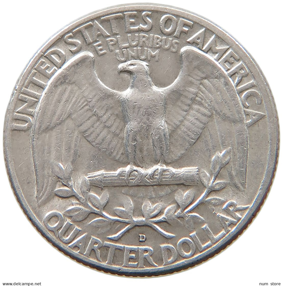 UNITED STATES OF AMERICA QUARTER 1963 D WASHINGTON #a033 0461 - 1932-1998: Washington