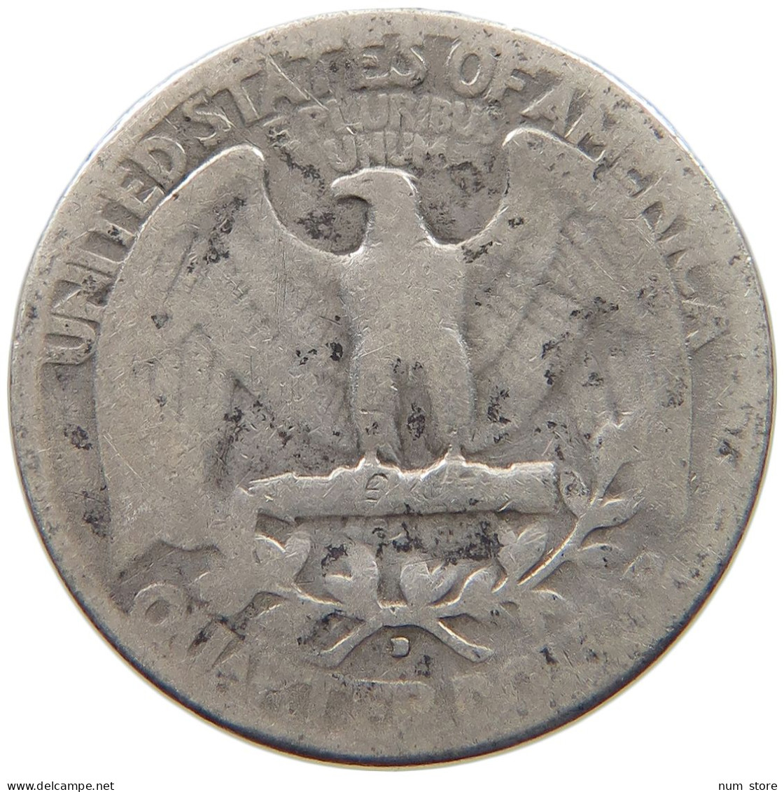 UNITED STATES OF AMERICA QUARTER 1932 D WASHINGTON #c017 0647 - 1932-1998: Washington