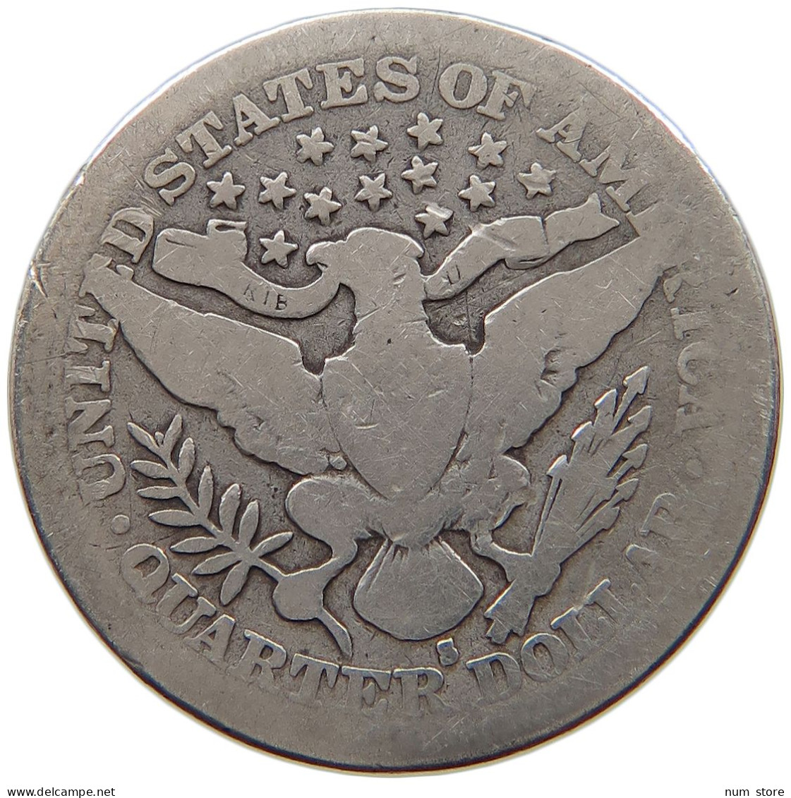 UNITED STATES OF AMERICA QUARTER 1905 S BARBER #a081 0657 - 1892-1916: Barber