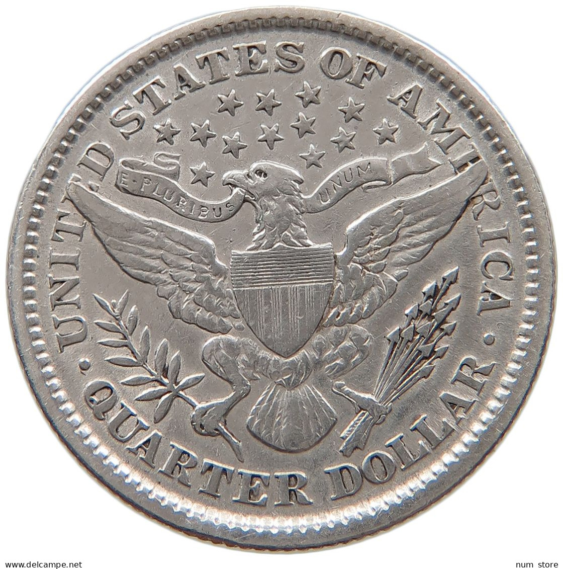 UNITED STATES OF AMERICA QUARTER 1898 BARBER #t143 0453 - 1892-1916: Barber