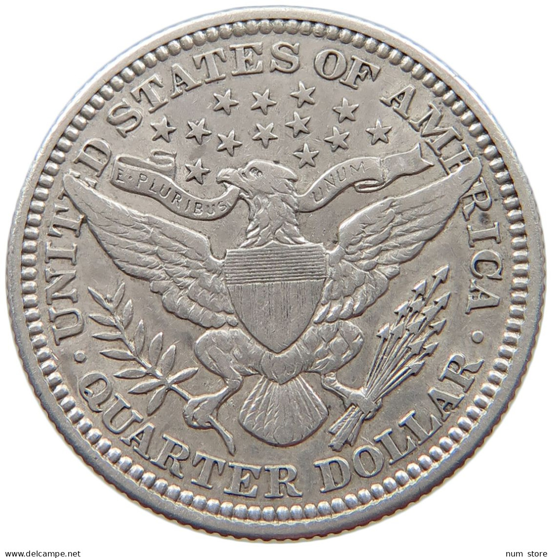 UNITED STATES OF AMERICA QUARTER 1908 BARBER #t148 0323 - 1892-1916: Barber