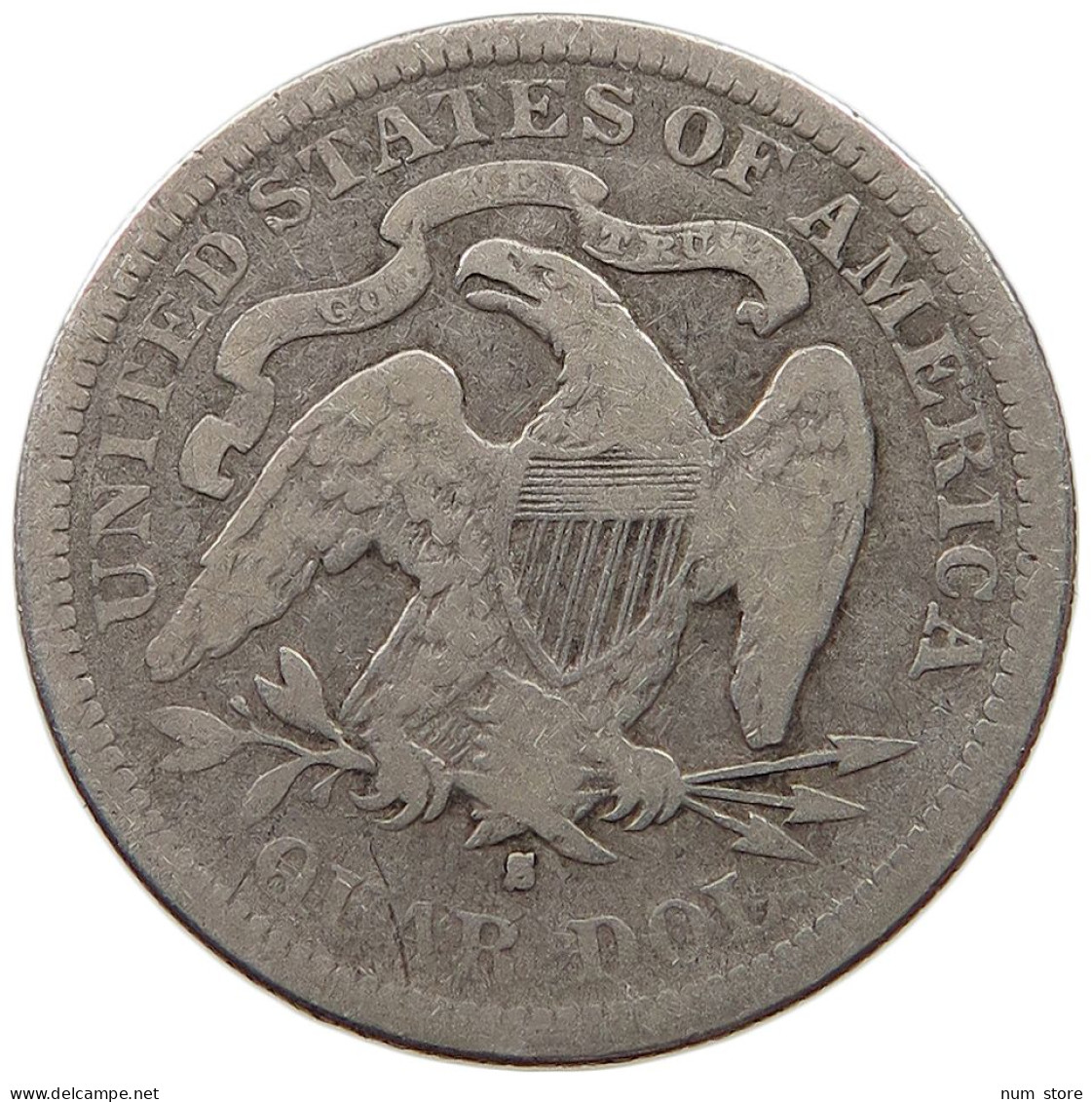 UNITED STATES OF AMERICA QUARTER 1876 S SEATED LIBERTY #t072 0545 - 1838-1891: Seated Liberty (Liberté Assise)