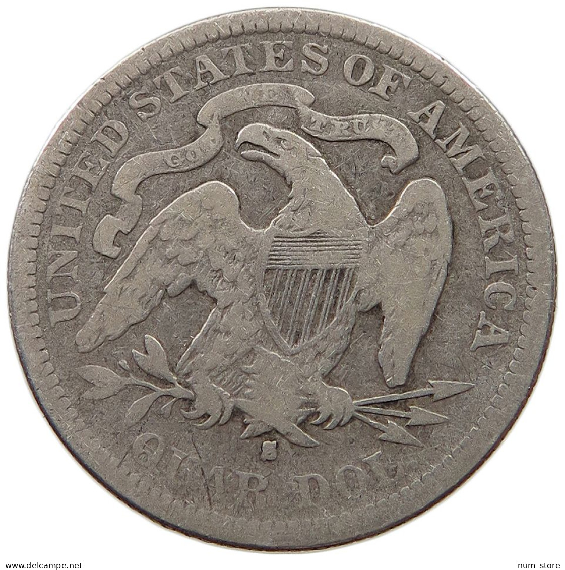 UNITED STATES OF AMERICA QUARTER 1876 S SEATED LIBERTY #t072 0545 - 1838-1891: Seated Liberty (Libertà Seduta)