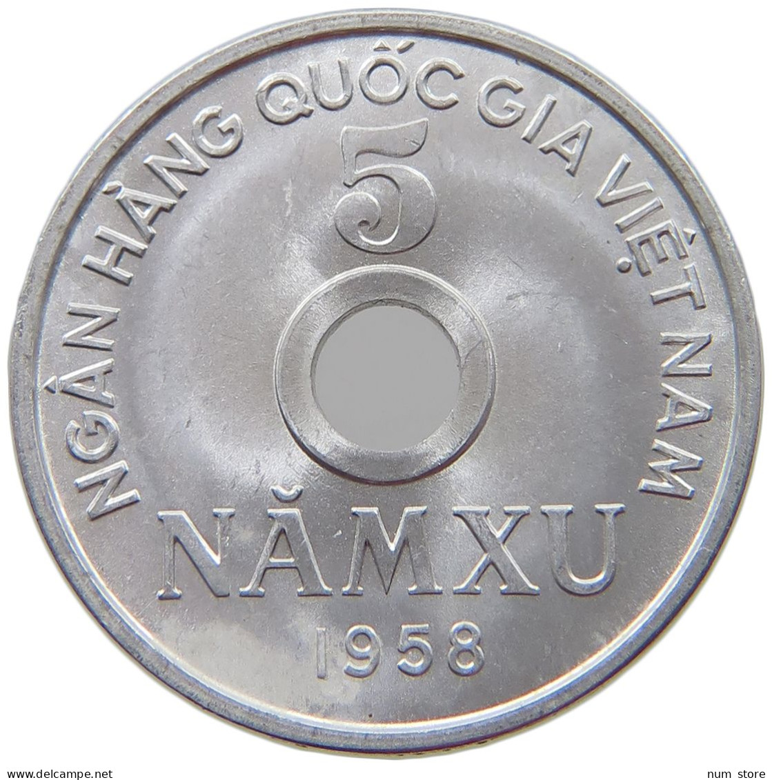 VIETNAM 5 XU 1958  #s071 0805 - Viêt-Nam
