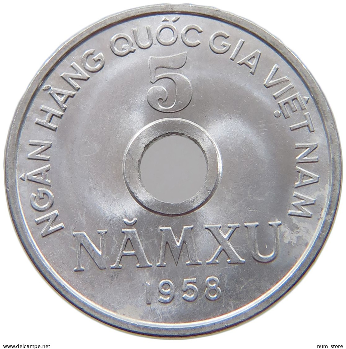 VIETNAM 5 XU 1958  #s071 0795 - Viêt-Nam