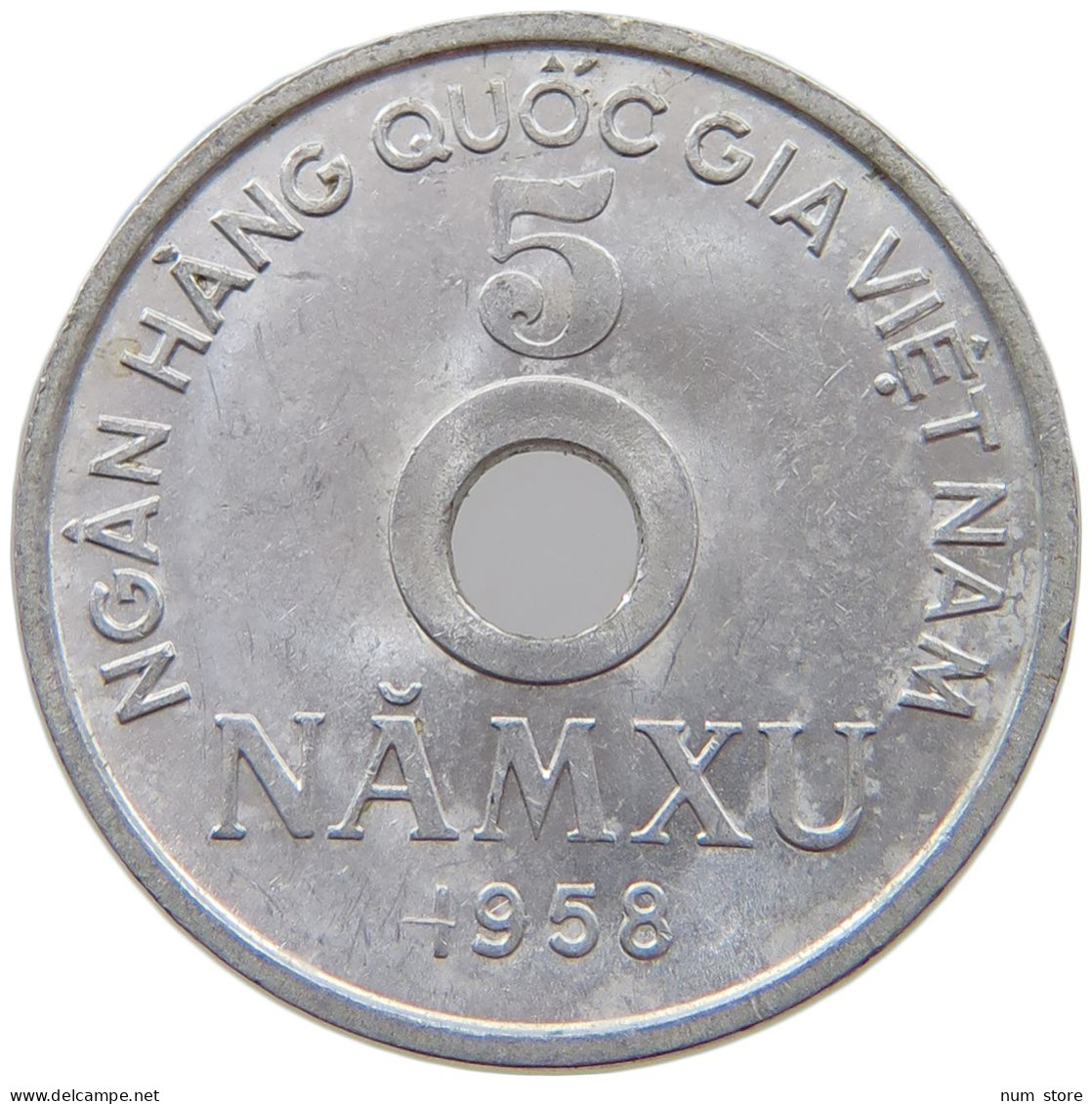 VIETNAM 5 XU 1958  #s071 0785 - Viêt-Nam