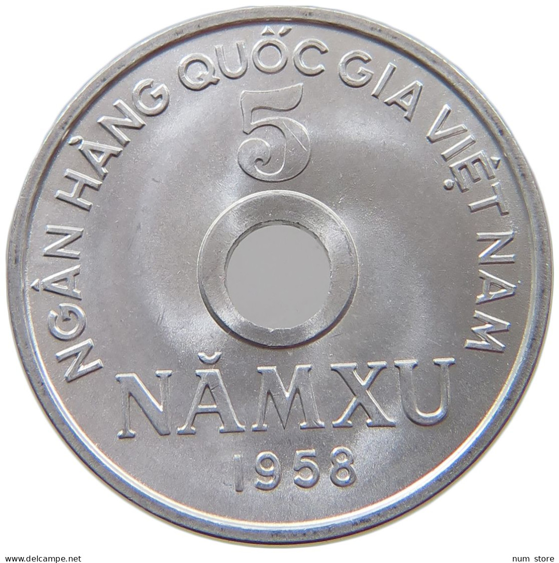 VIETNAM 5 XU 1958  #s071 0757 - Viêt-Nam