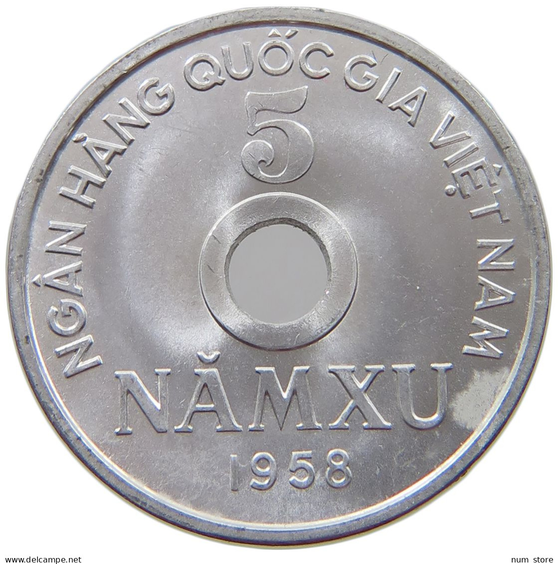 VIETNAM 5 XU 1958  #s071 0765 - Viêt-Nam