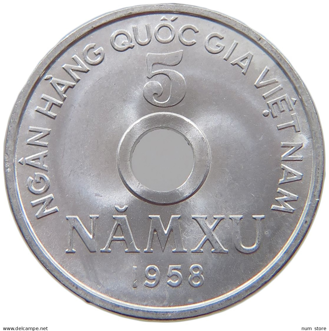 VIETNAM 5 XU 1958  #s071 0777 - Viêt-Nam