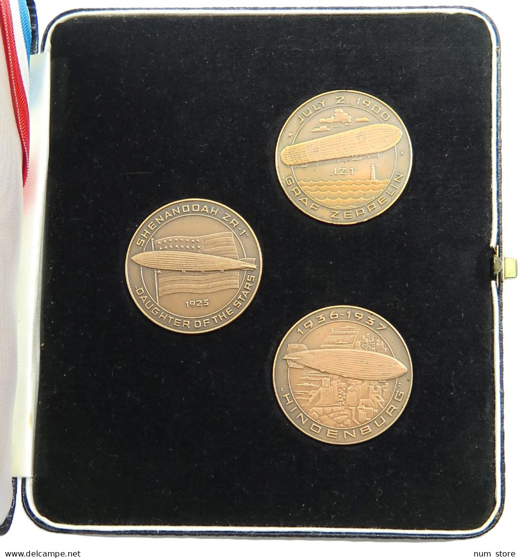 UNITED STATES OF AMERICA MEDAL N.D.  Shenandoah, Hindenburg, Zeppelin #bs08 0019 - Autres & Non Classés