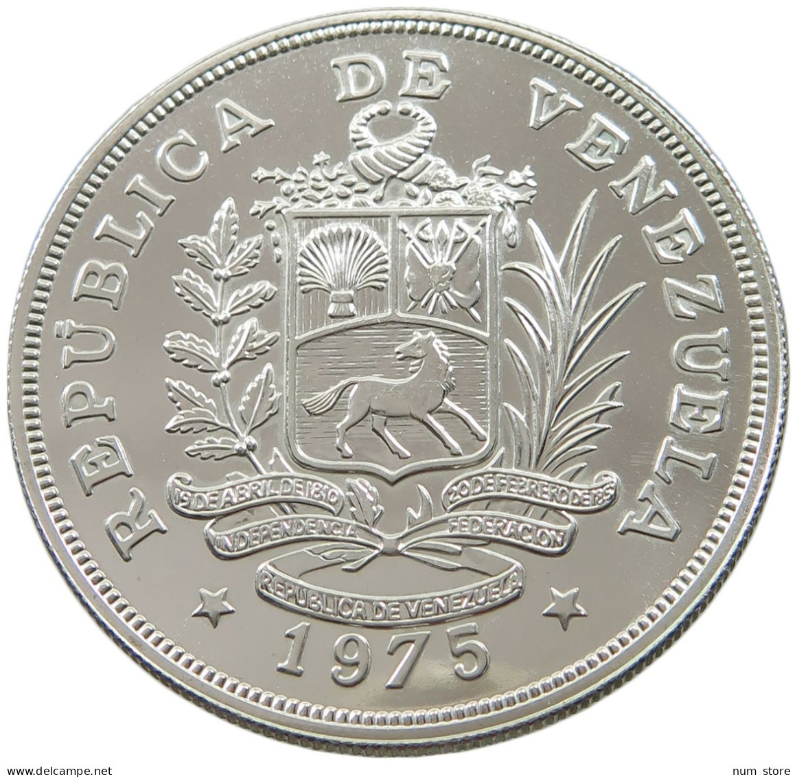 VENEZUELA 50 BOLIVARES 1975  #alb053 0077 - Venezuela