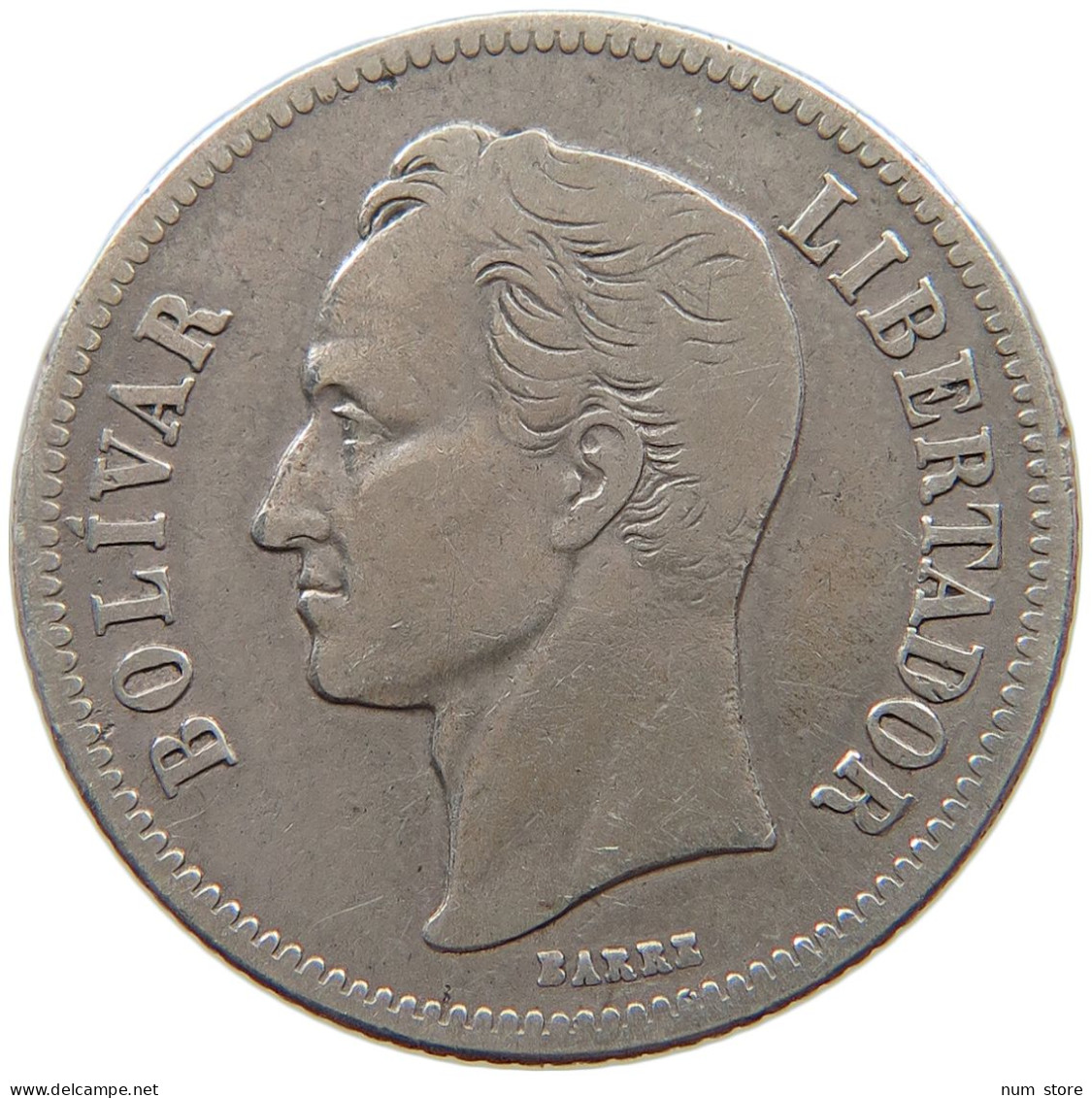 VENEZUELA 2 BOLIVARES 1935  #t090 0099 - Venezuela