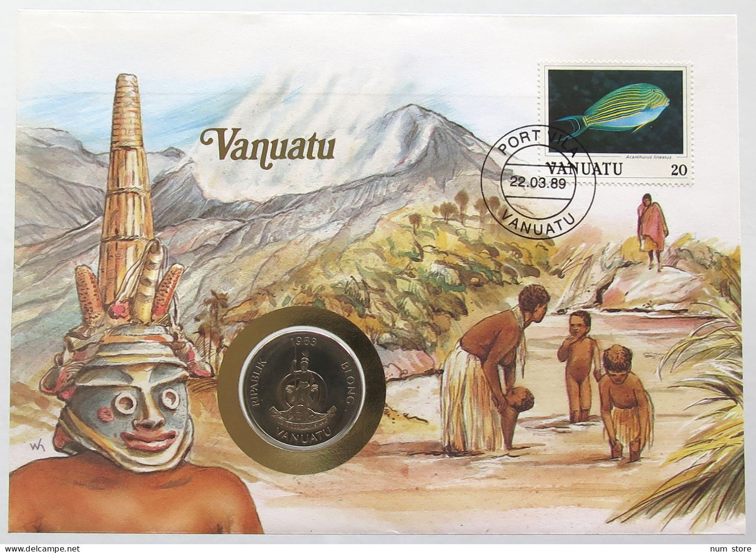 VANUATU STATIONERY 10 VATU 1983  #bs18 0001 - Vanuatu