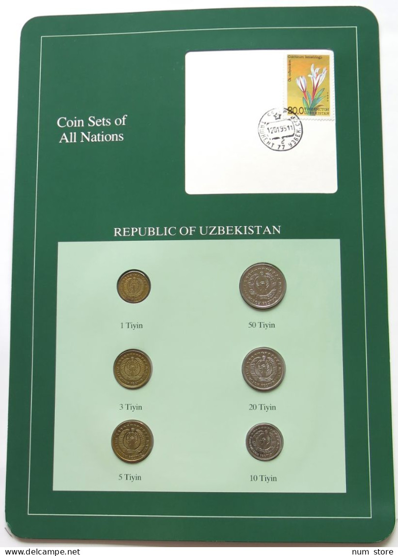 UZBEKISTAN SET 1994 FRANKLIN MINT #bs09 0015 - Usbekistan