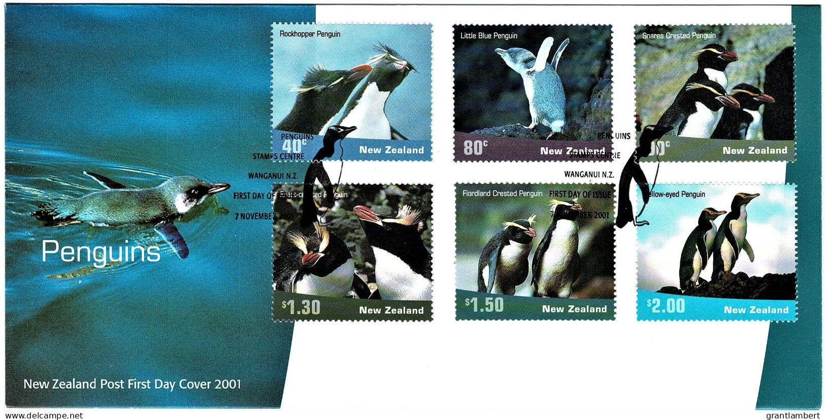 New Zealand 2001 Penguins FDC - FDC