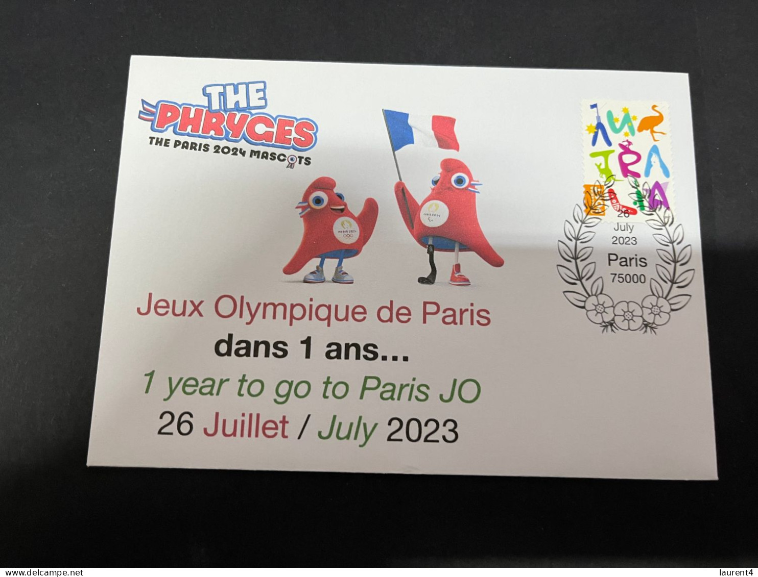 11-11-2023 (1 V 52) Jeux Paralympique De Paris - 1 Year To Go Today - 1 Ans Avant Ce Jour... (Open 28 August 2024) - Verano 2024 : París