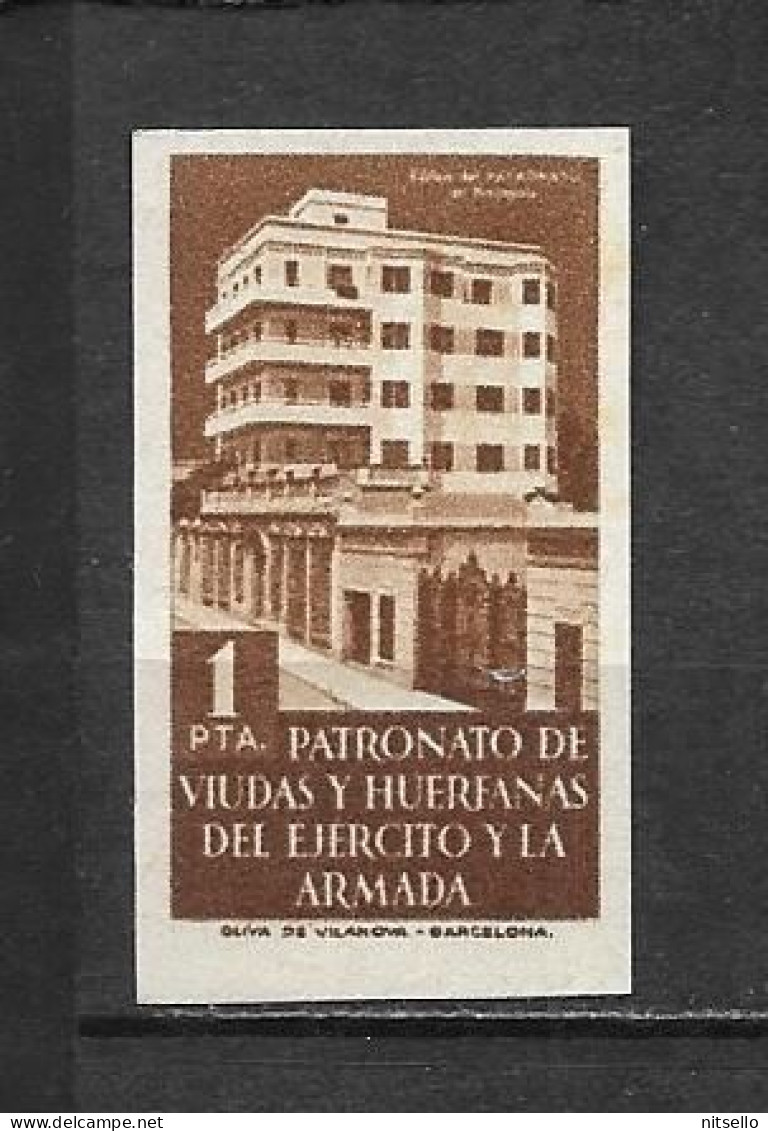 LOTE 2112 E  ///  (C045)  PATRONATO DE VIUDAS Y HUERFANOS DEL EJERCITO NSG  RAROS   ¡¡¡ LIQUIDATION - JE LIQUIDE !!! - Spanish Civil War Labels