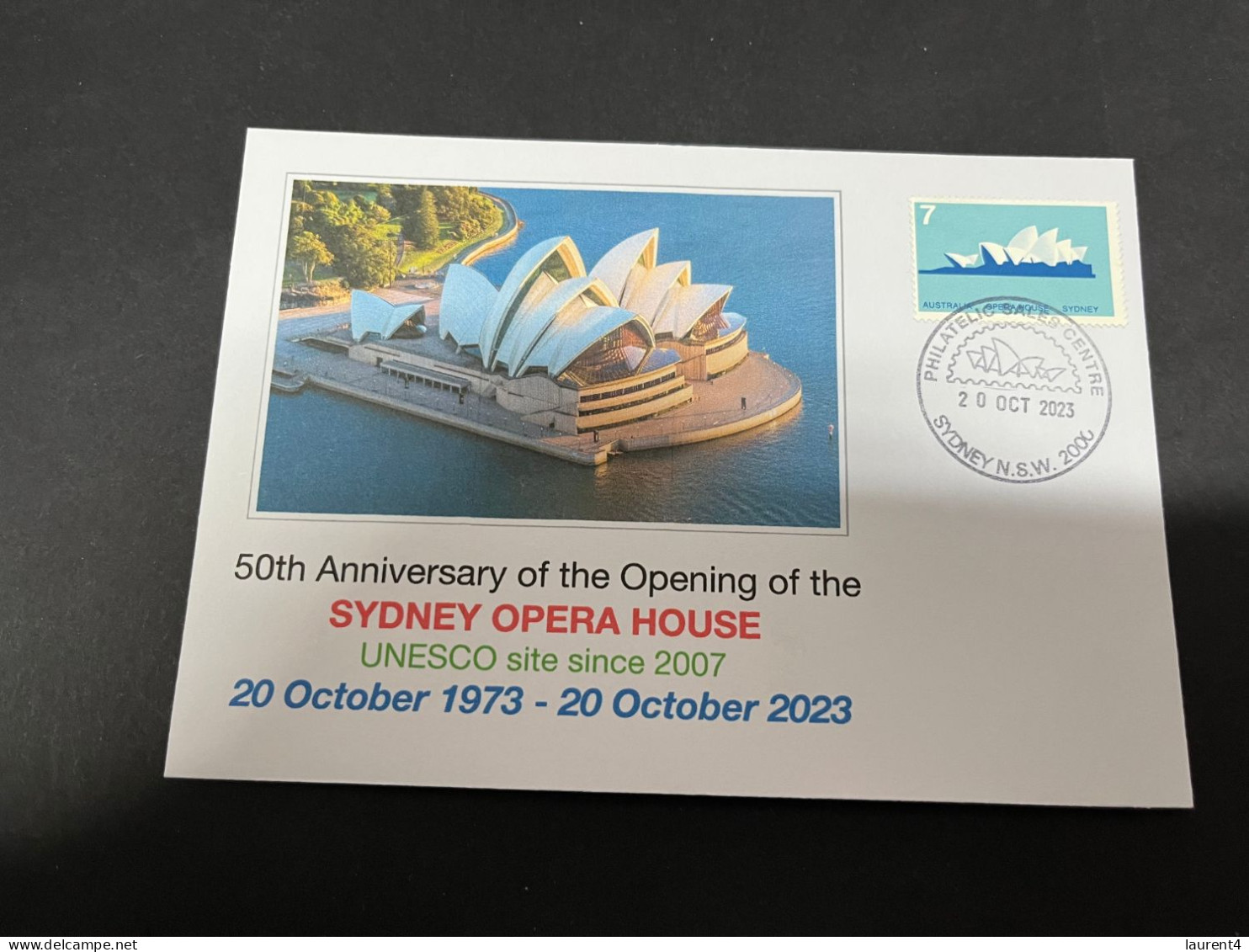 11-11-2023 (1 V 54) Sydney Opera House Celebrate The 50th Anniversary Of It's Opening (20 October 2023) 1973 Opera - Cartas & Documentos