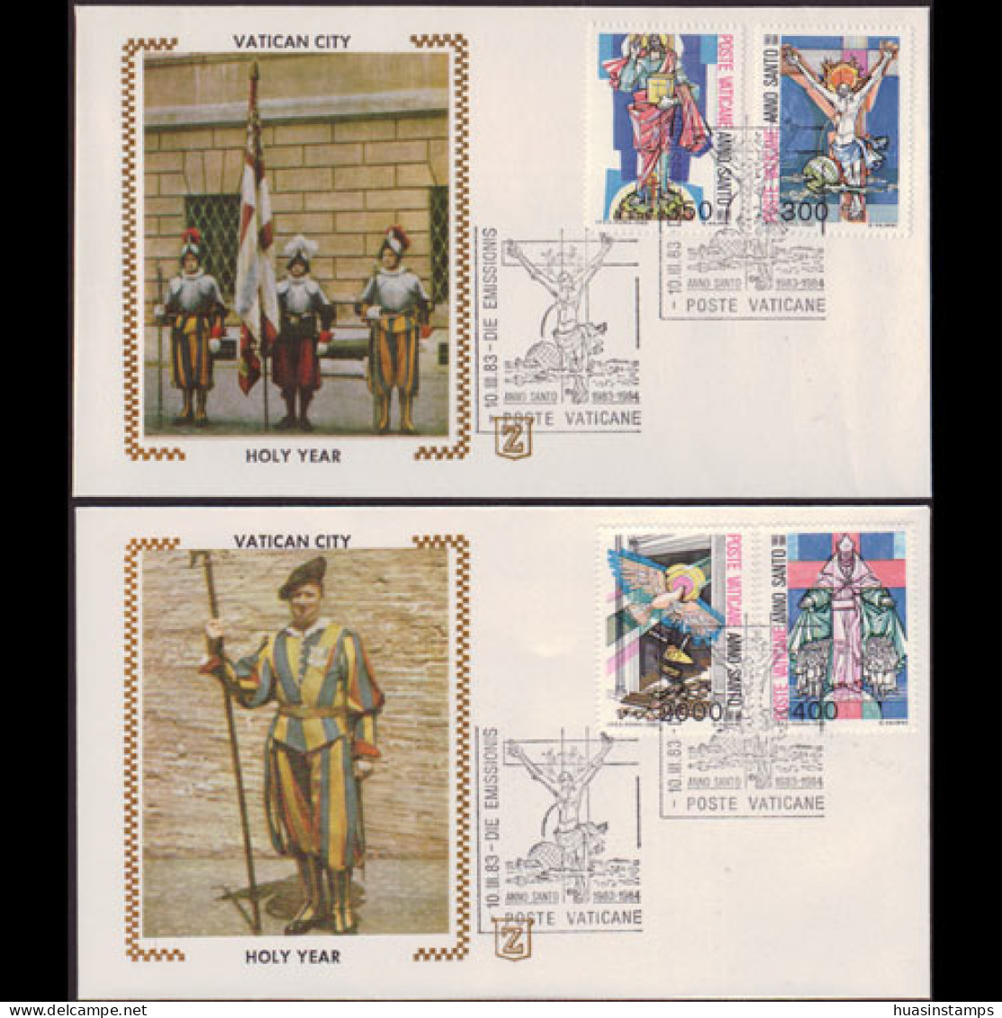 VATICAN 1983 - FDC - 721-4 Holy Year - Covers & Documents