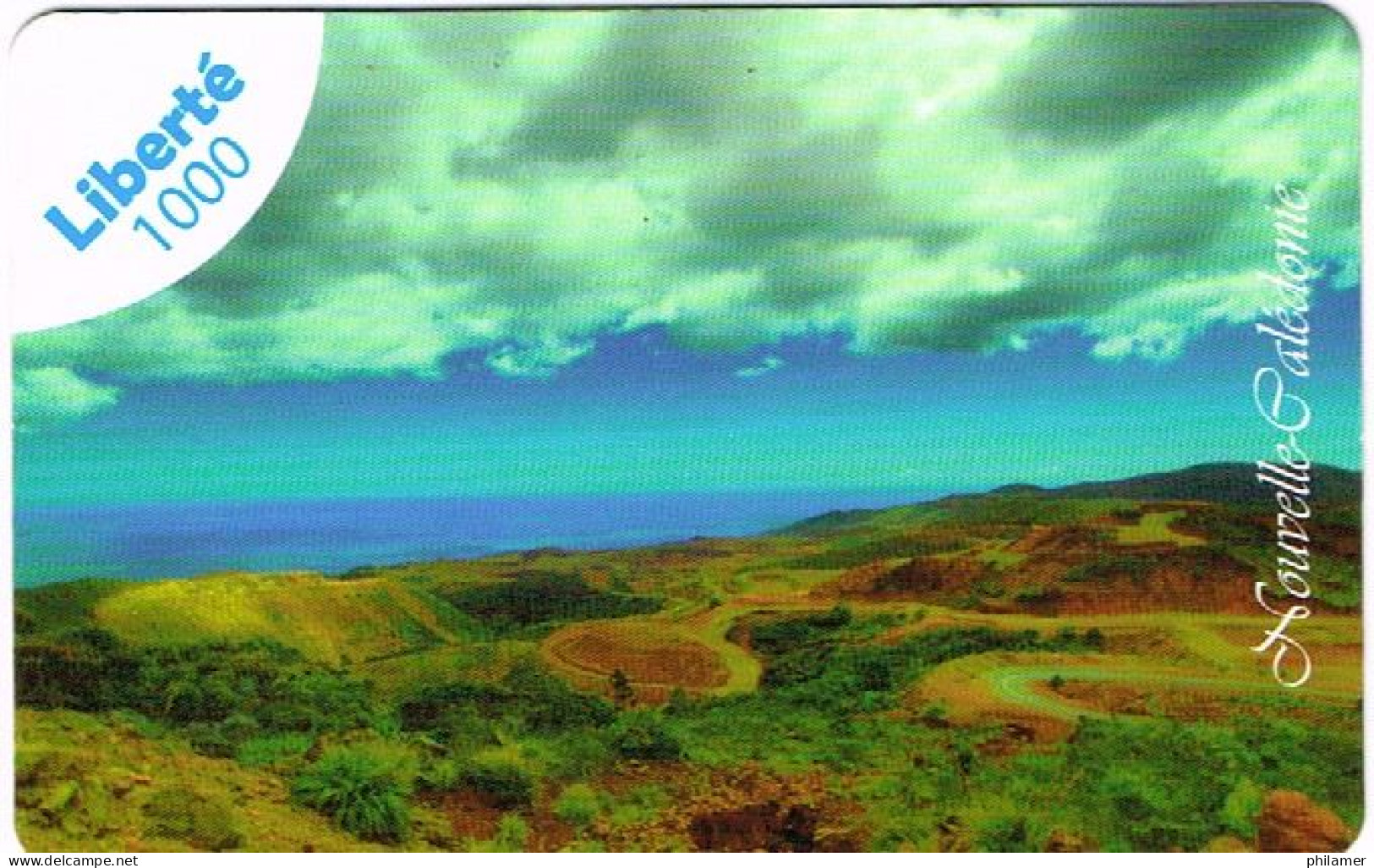 Nouvelle Caledonie Caledonia TELECARTE PHONECARD PREPAYEE LIBERTE 1000 F UT. Paysage Mine Nickel  EXP 12/17 - New Caledonia