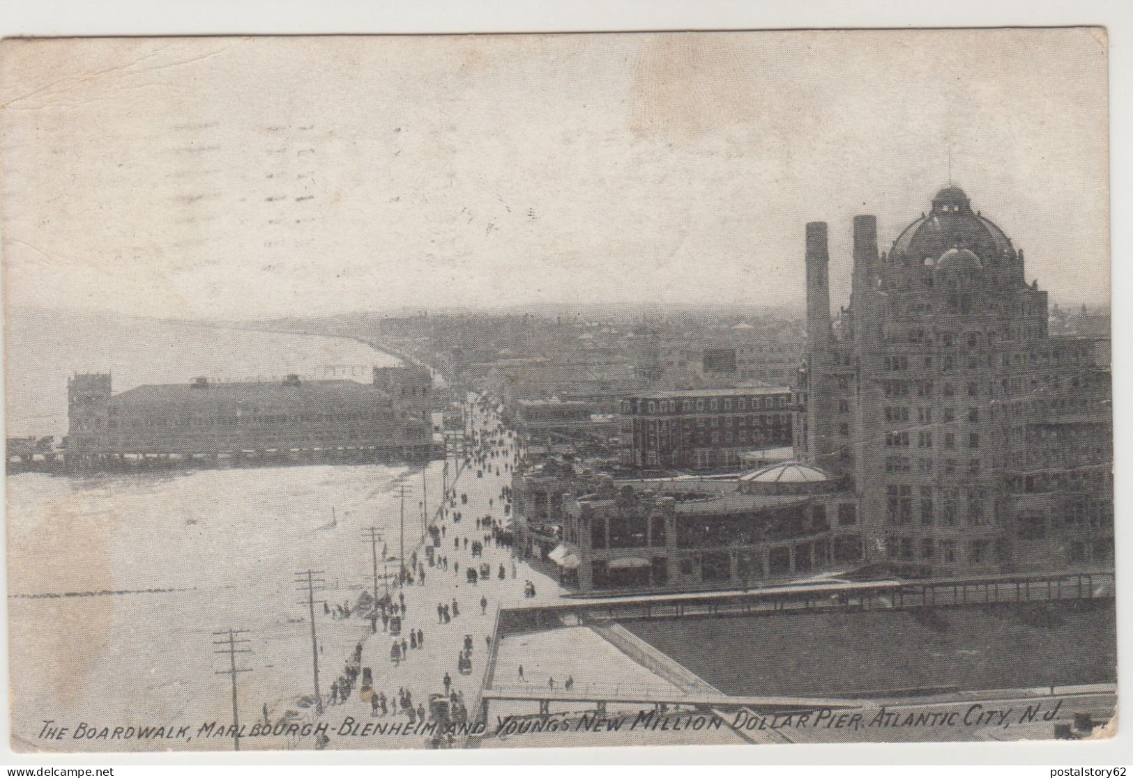 New Jersey, Stati Uniti. Atlantic City. Post Card Used 1910 - Atlantic City