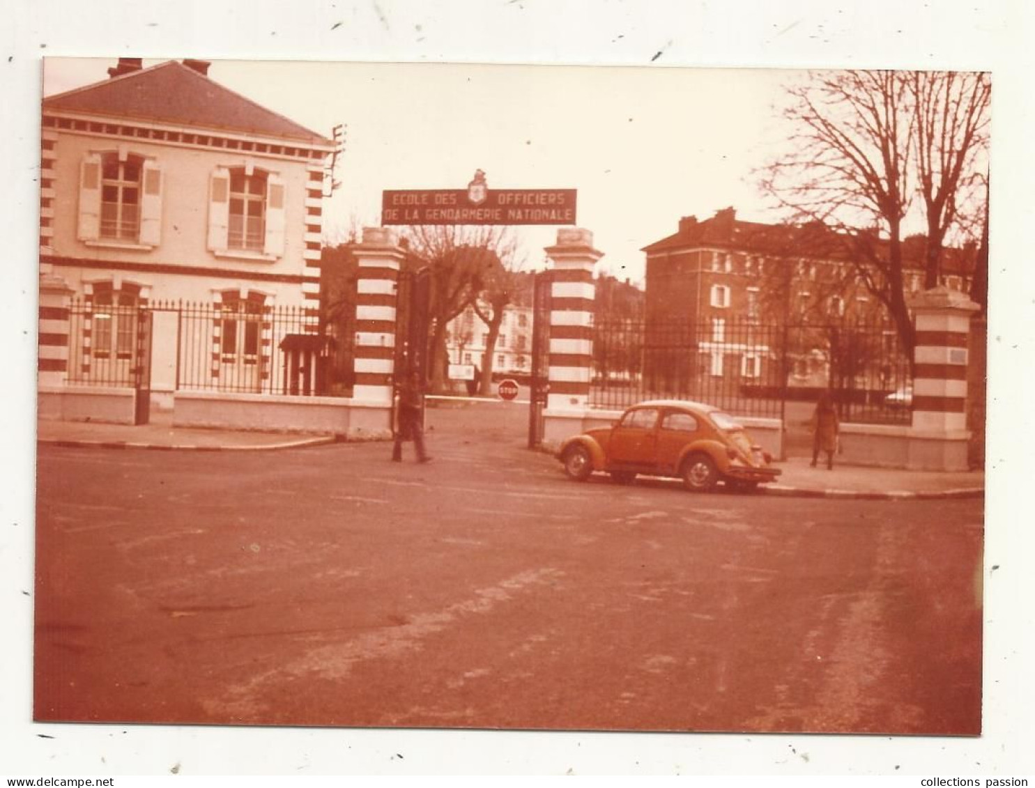 Photographie, Militaria, école Des Officiers De La GENDARMERIE Nationale, 77, Melun, 125 X 90 Mm - Oorlog, Militair