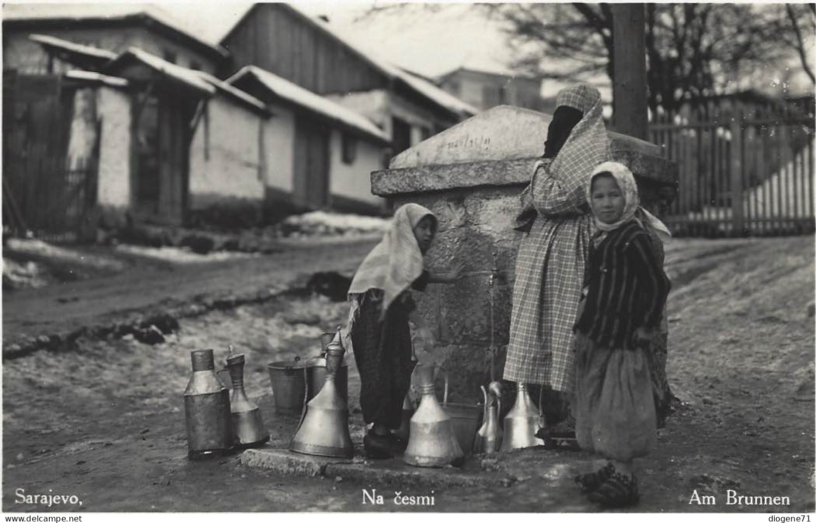 Sarajevo Am Brunnen 1934 Animation - Bosnie-Herzegovine