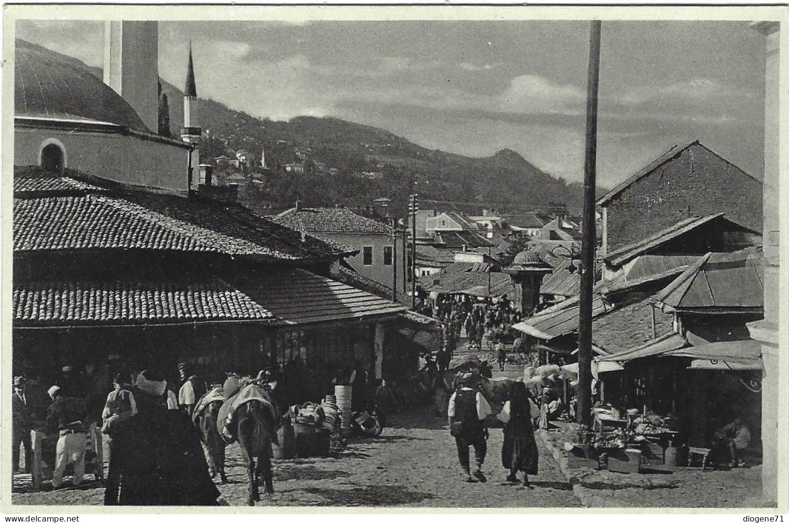 Sarajevo Bascarsija 1931 Belebt Animée - Bosnie-Herzegovine