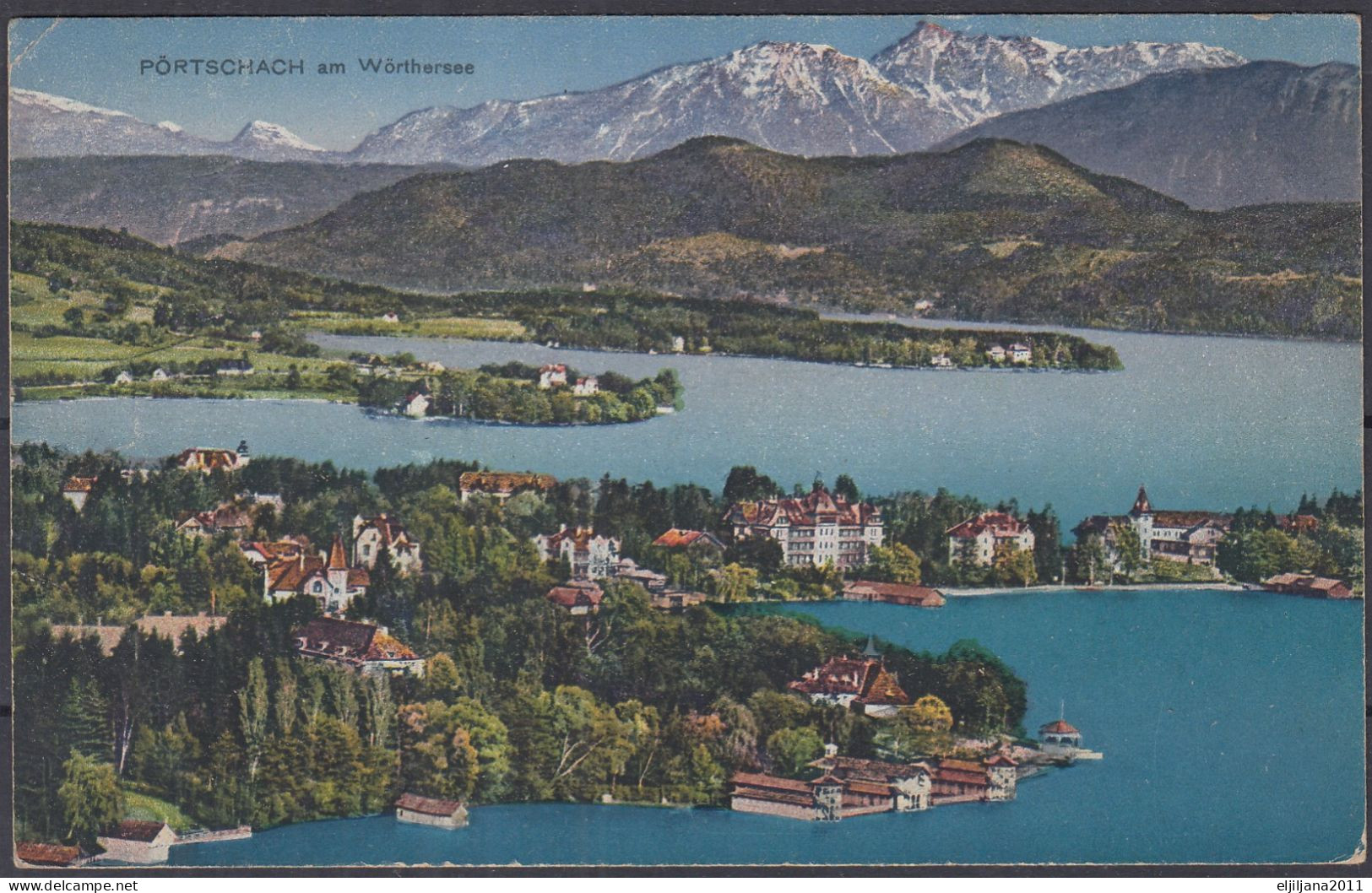 Action !! SALE !! 50 % OFF !! ⁕ Austria 1920 ⁕ Pörtschach Am Wörthersee ⁕ Postcard - Pörtschach