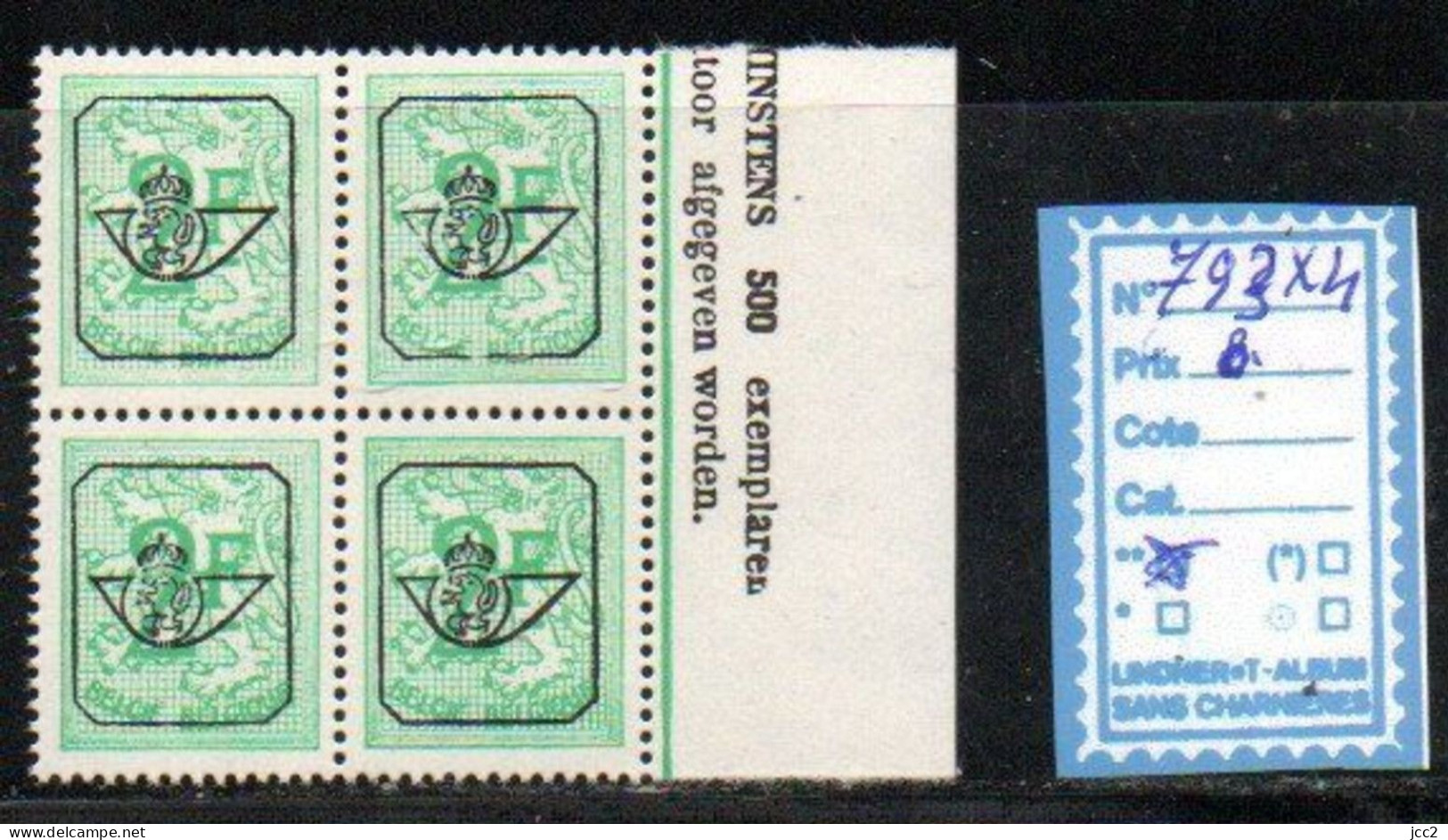 Préoblitéré 793X4 - Sobreimpresos 1967-85 (Leon Et Banderola)