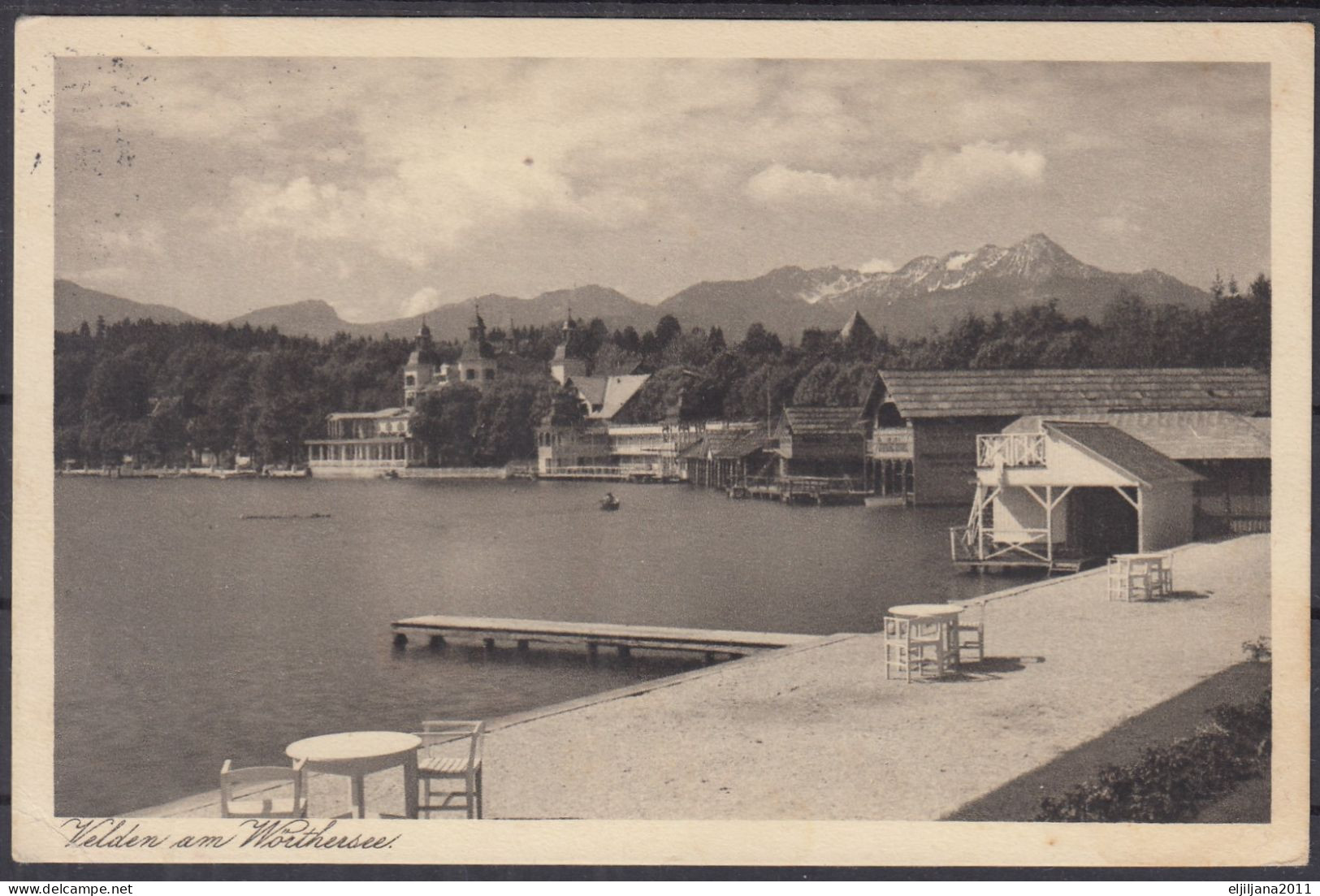 Action !! SALE !! 50 % OFF !! ⁕ Austria 1930 ⁕ Velden Am Wöthersee ⁕ Postcard - Velden