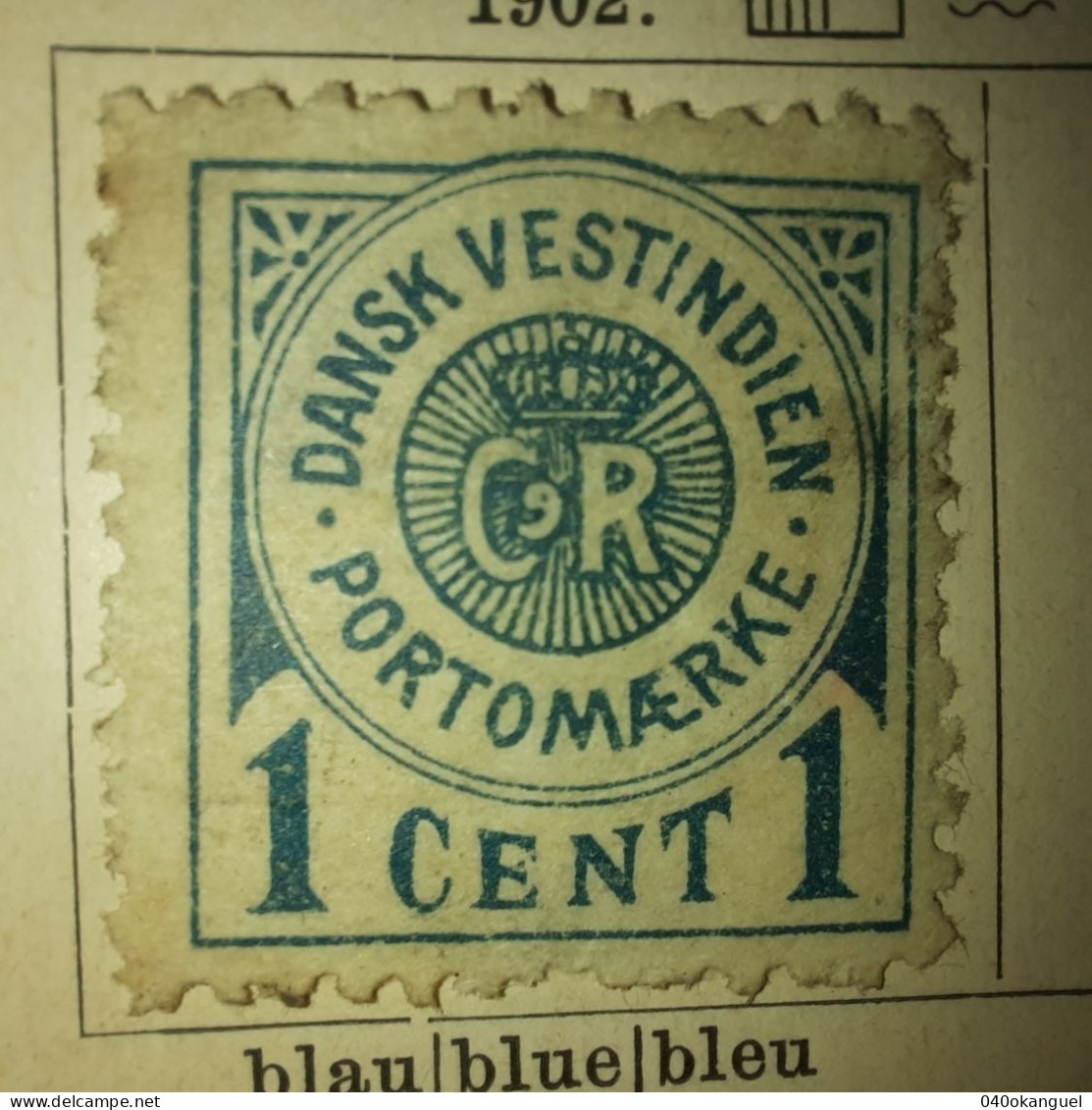 Westindien - Antillen - 1 Marke Von 1902  Gem. Scan - Denmark (West Indies)