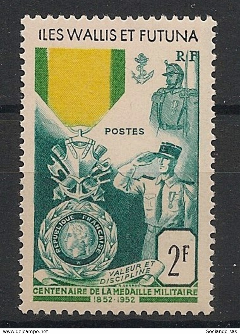 WALLIS ET FUTUNA - 1952 - N°Yv. 156 - Médaille Militaire - Neuf Luxe ** / MNH / Postfrisch - Unused Stamps