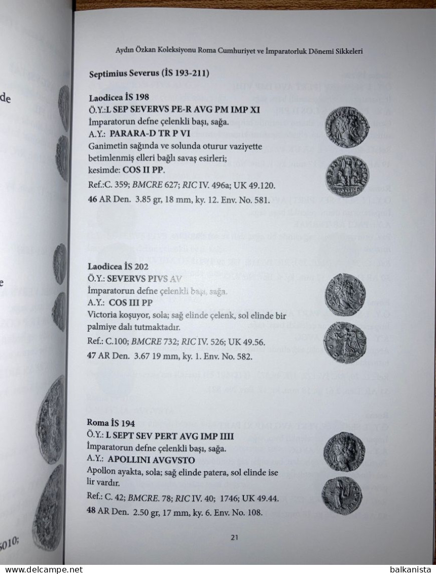 Roman Coins - Aydın Ozkan Koleksiyonu Roma Cumhuriyet Imparatorluk Sikkeleri - Cultura