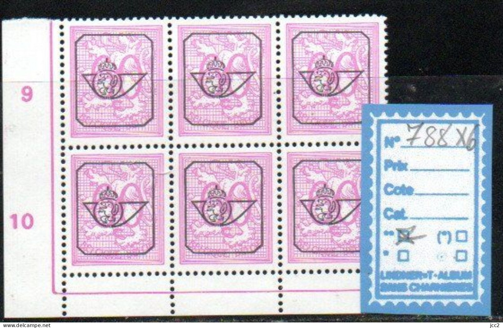 Préoblitéré 788X6 - Typos 1967-85 (Lion Et Banderole)