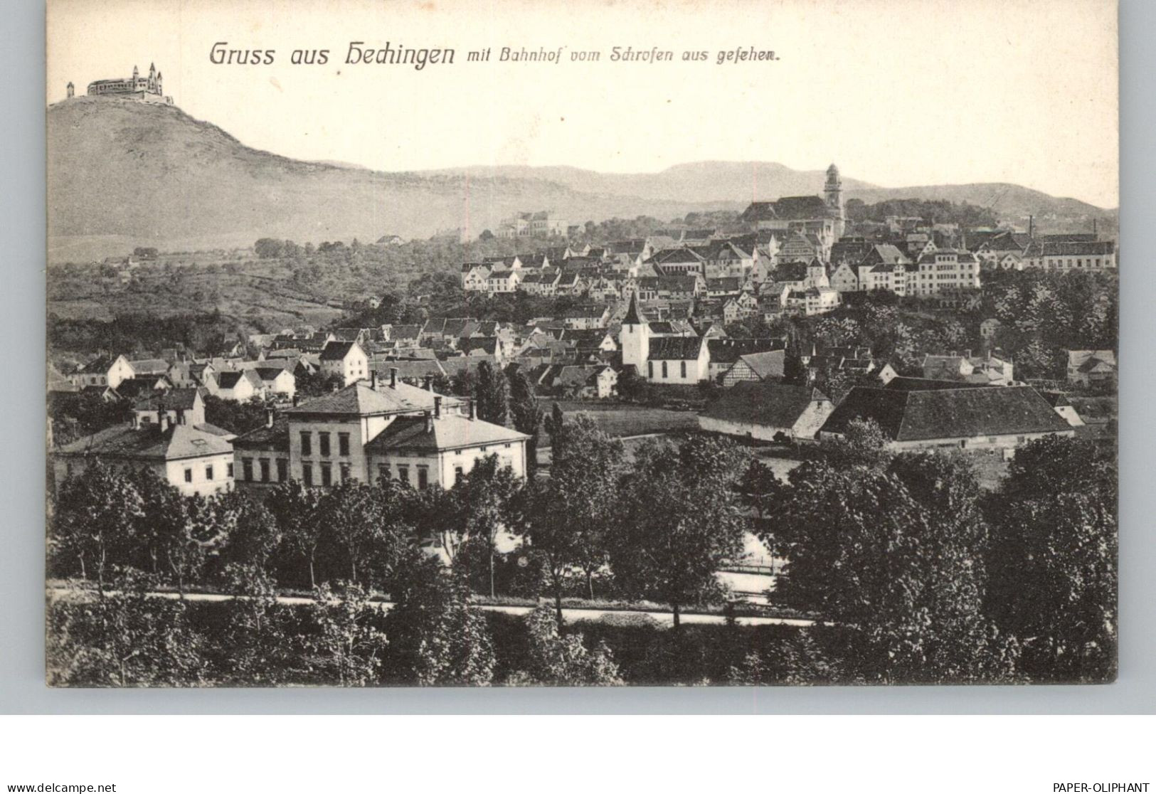 7450 HECHINGEN Mit Bahnhof, Blick Vom Schrofen - Hechingen