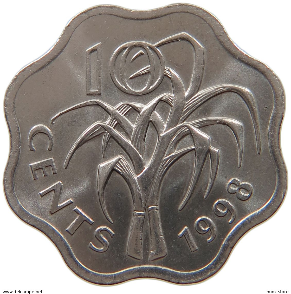 SWAZILAND 10 CENTS 1998  #c038 0059 - Swasiland