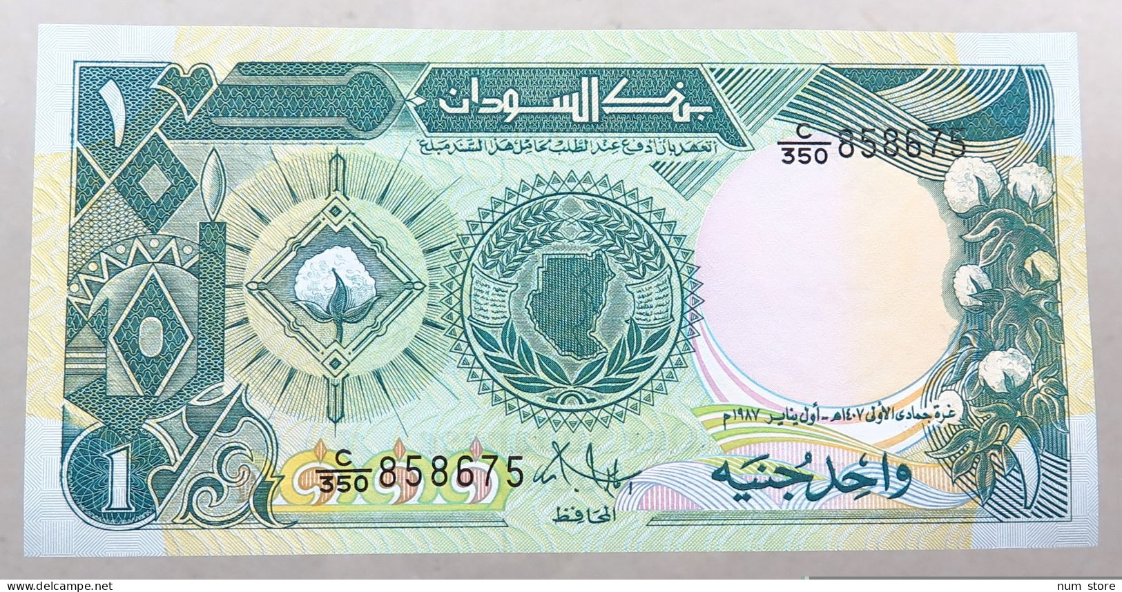 Sudan 1 Pound 1987  #alb052 1013 - Soudan