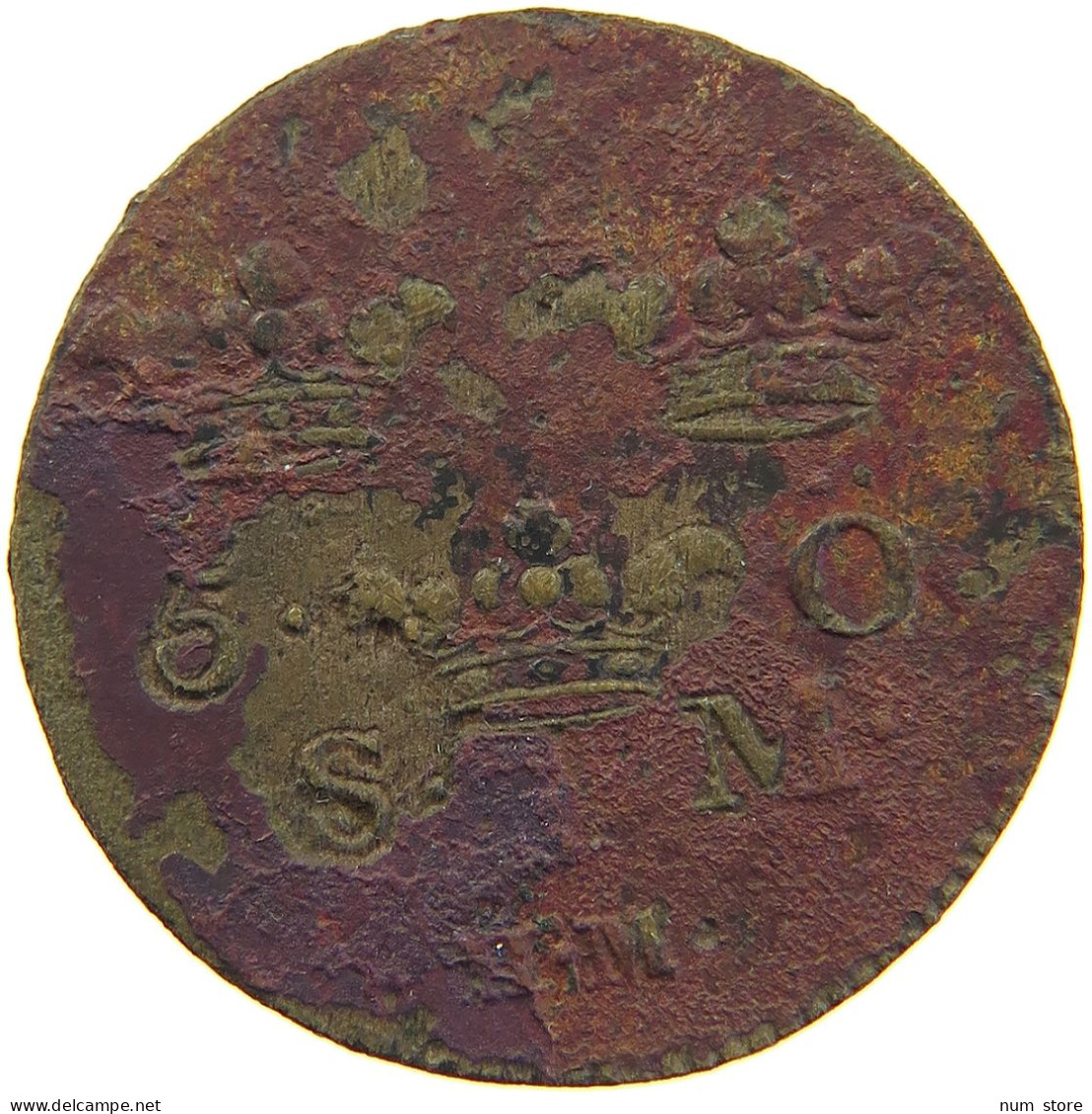 SWEDEN 5 ÖRE 1741 Frederick I (1720-1751) #c038 0169 - Suède