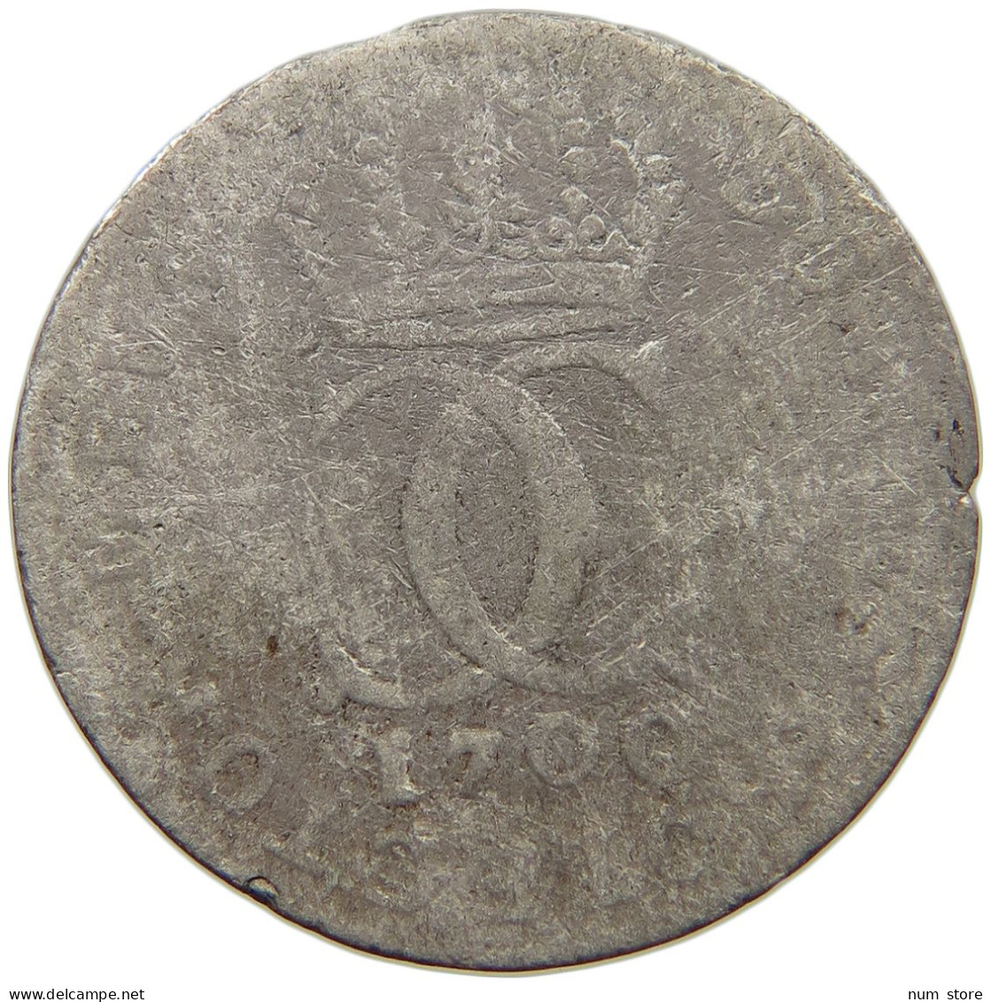 SWEDEN 5 ORE 1700 Charles XII. (1697-1718) #t007 0319 - Suède