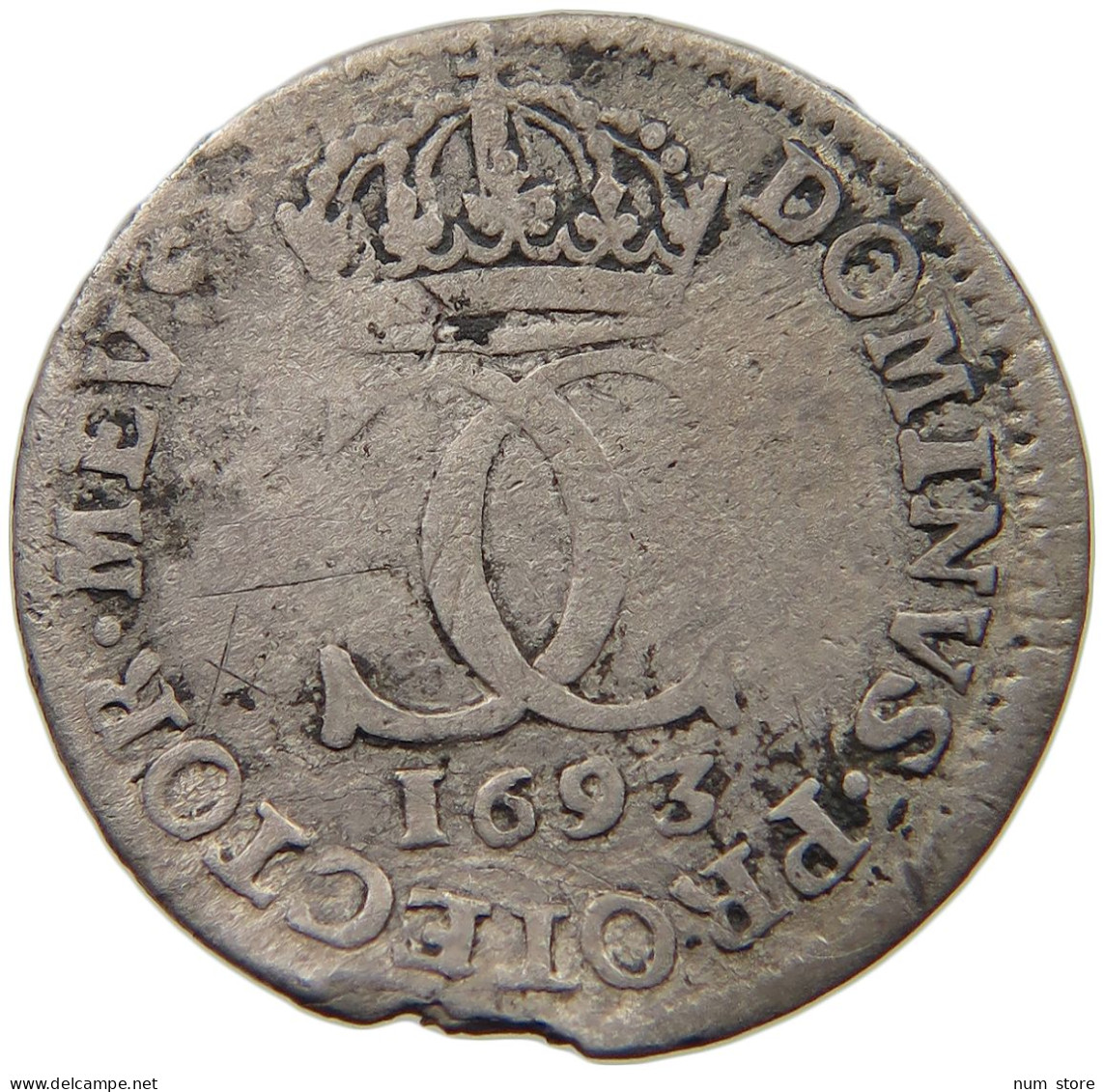 SWEDEN 5 ORE 1693 Charles XI. (1660-1697) #t007 0321 - Suède