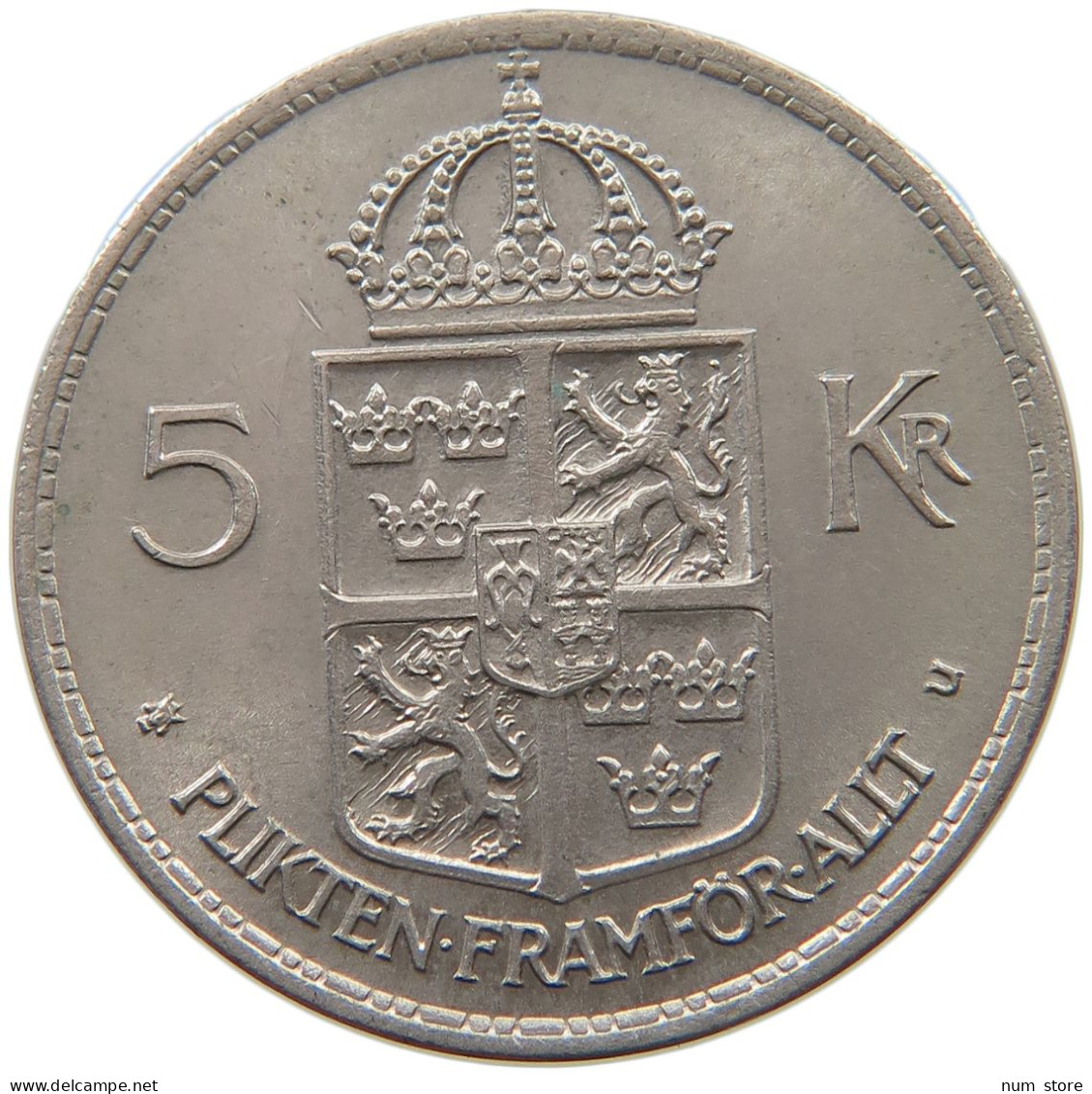 SWEDEN 5 KRONOR 1972 Gustav VI. Adolf (1950-1973) #a042 0515 - Suède