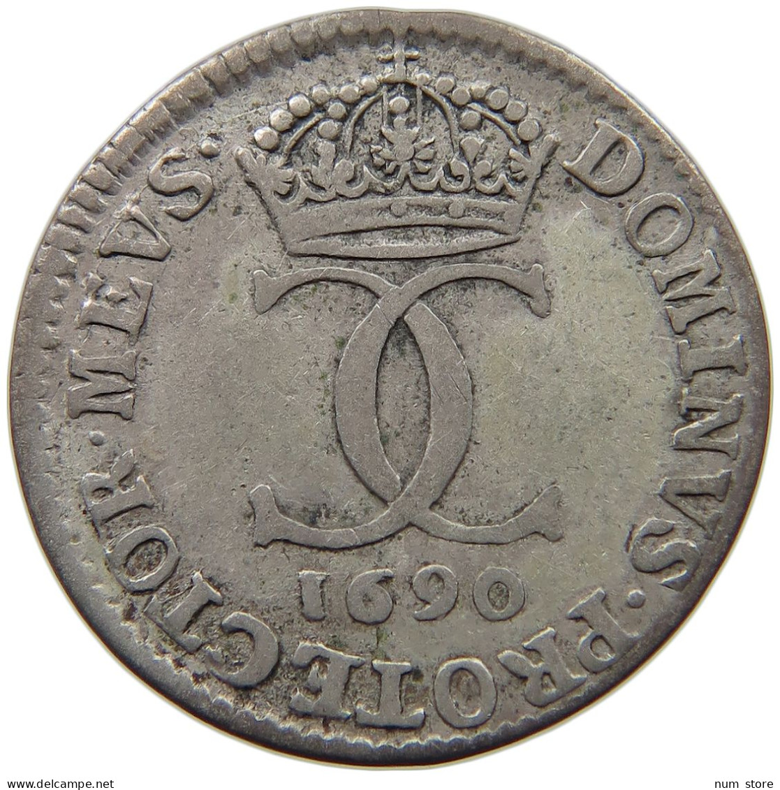 SWEDEN 5 ORE 1690 Charles XI. (1660-1697) RARE #t007 0307 - Suède