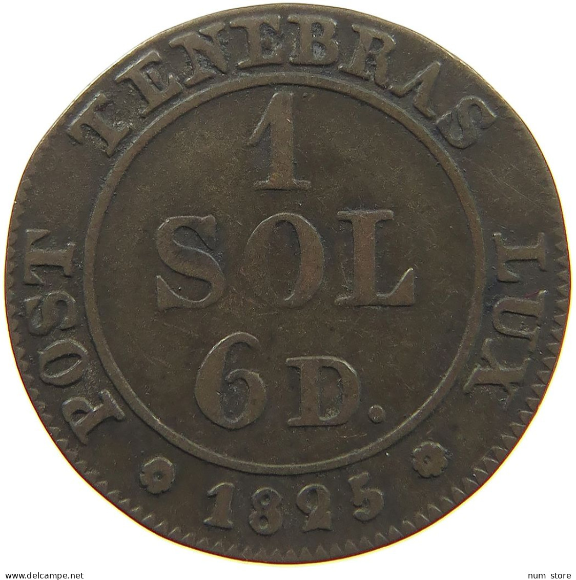 SWITZERLAND GENF GENEVE SOL 1825  #t070 0581 - Autres & Non Classés